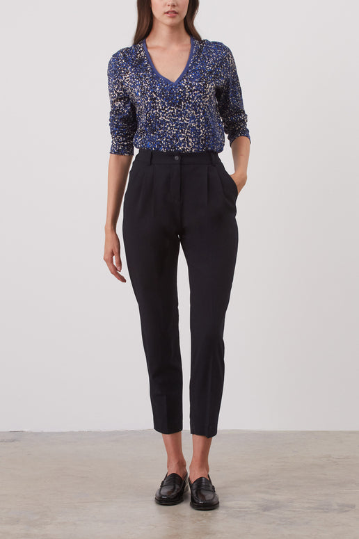 Pantalon à pinces 7/8 - ETANN Faume - seconde main