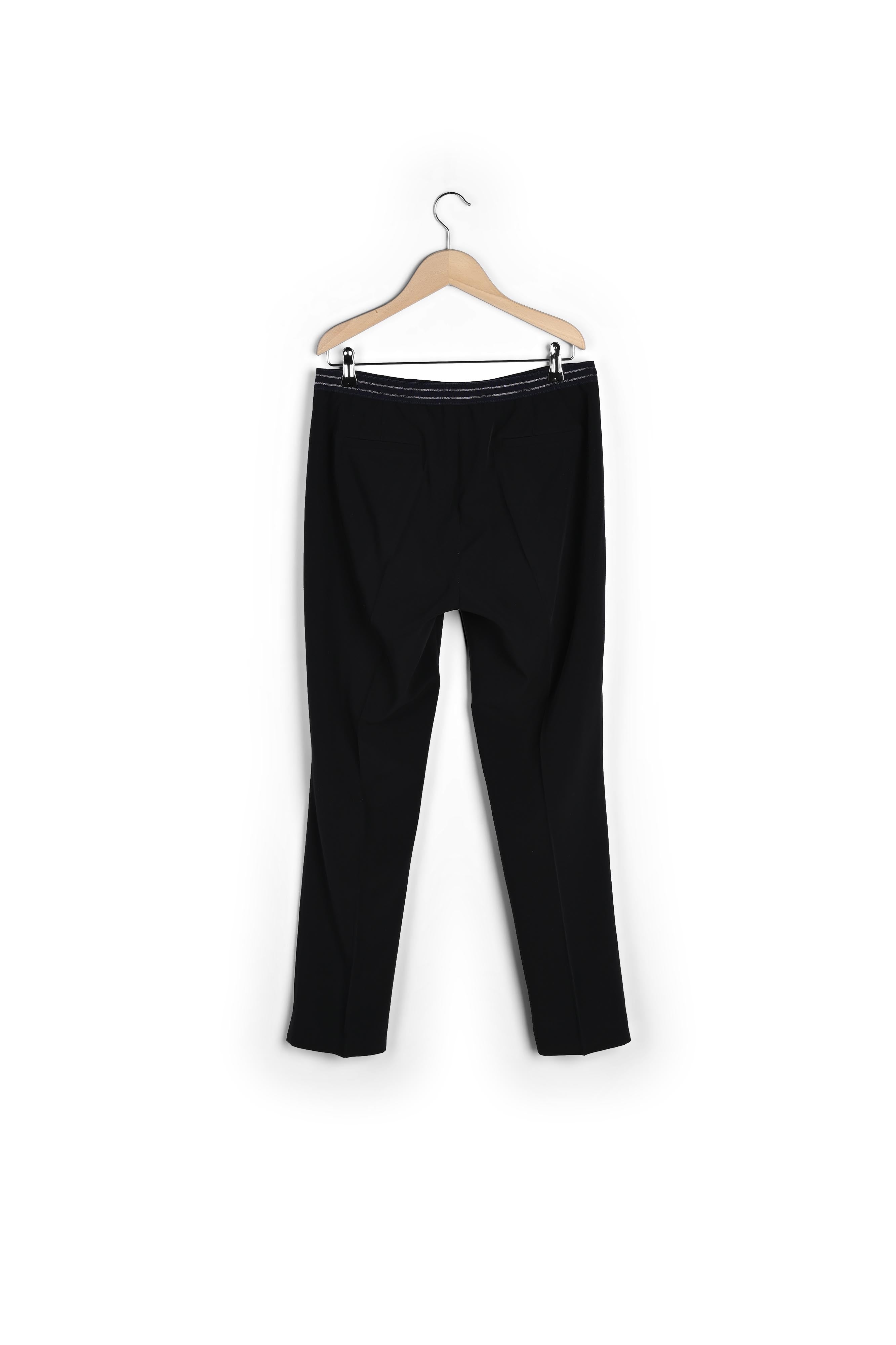 Pantalon de tailleur 7/8 en crêpe Faume - seconde main