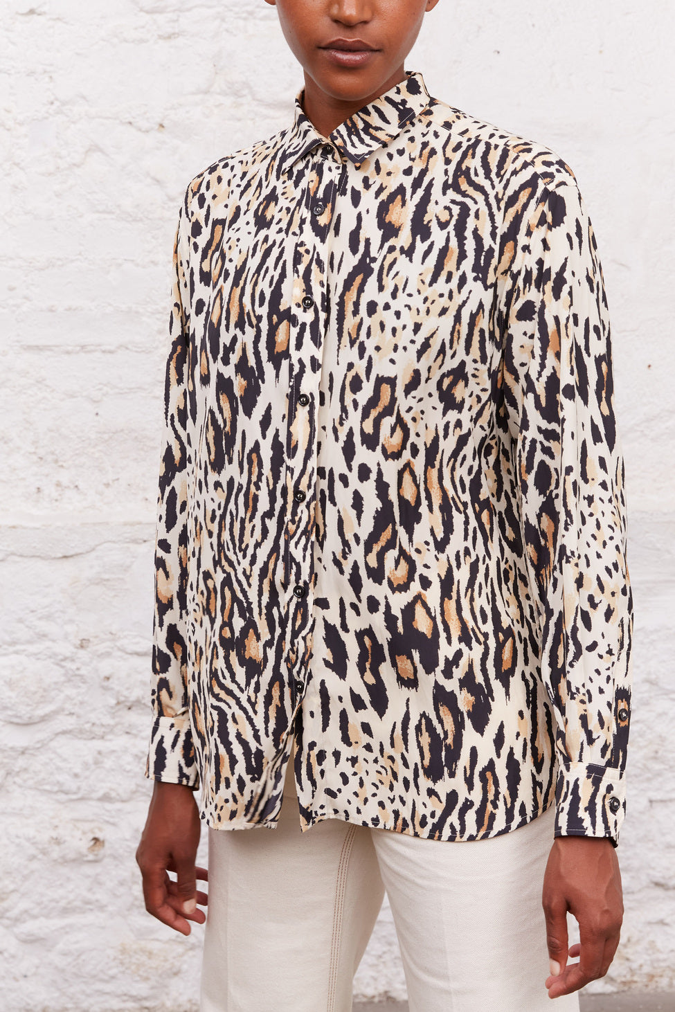 Chemise à imprimé léopard - CLYDE Faume - seconde main