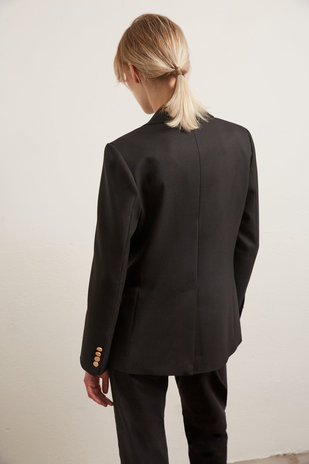 Babeth - Veste de blazer en laine mélangée Faume - seconde main