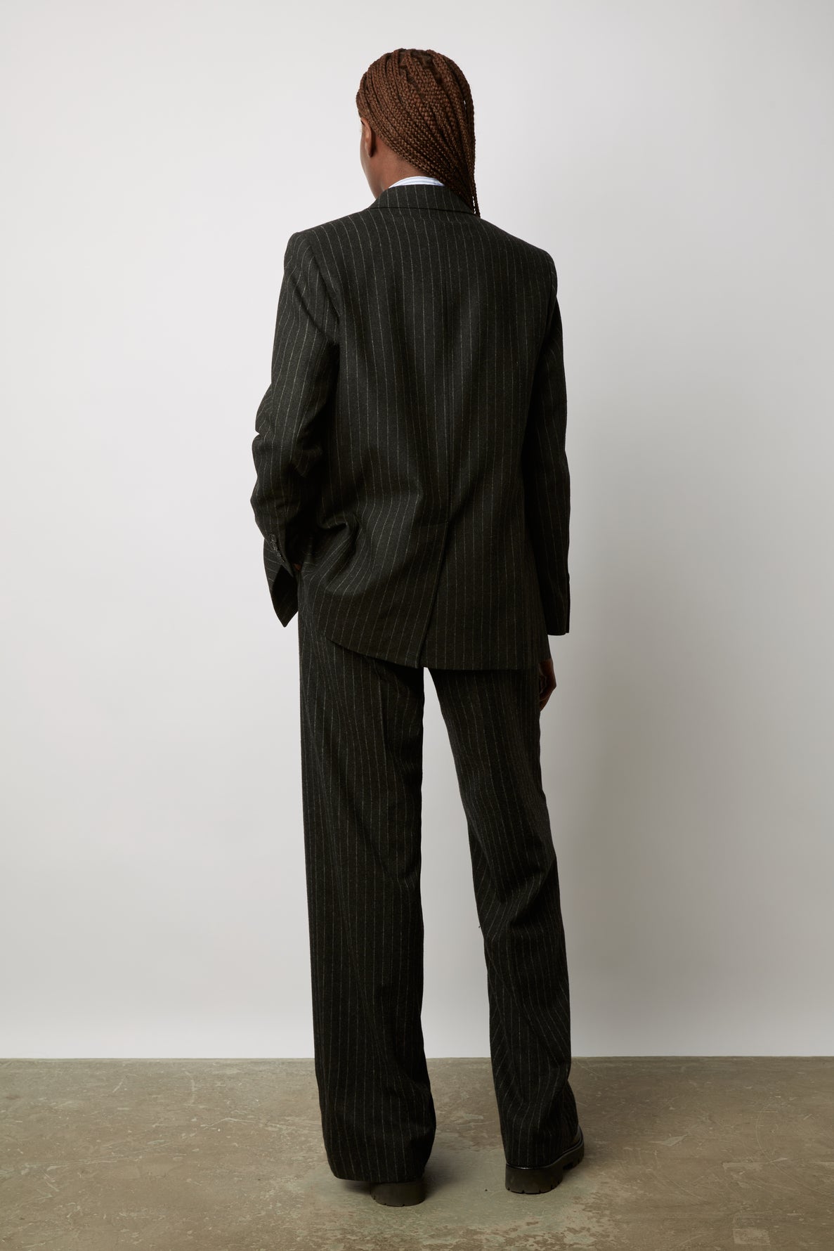 Veste en flanelle à rayures - EWAN Faume - seconde main