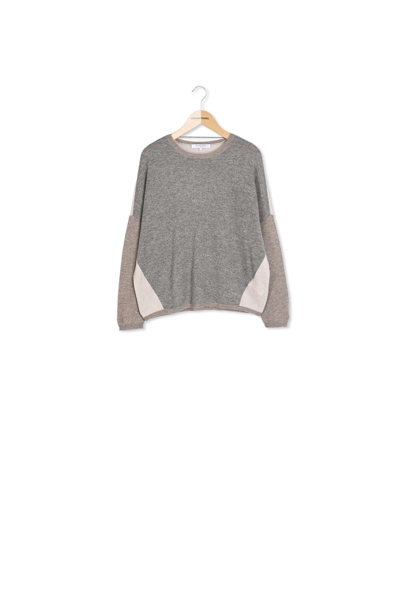 Pull color block en cachemire à col rond - LOVANA Faume - seconde main