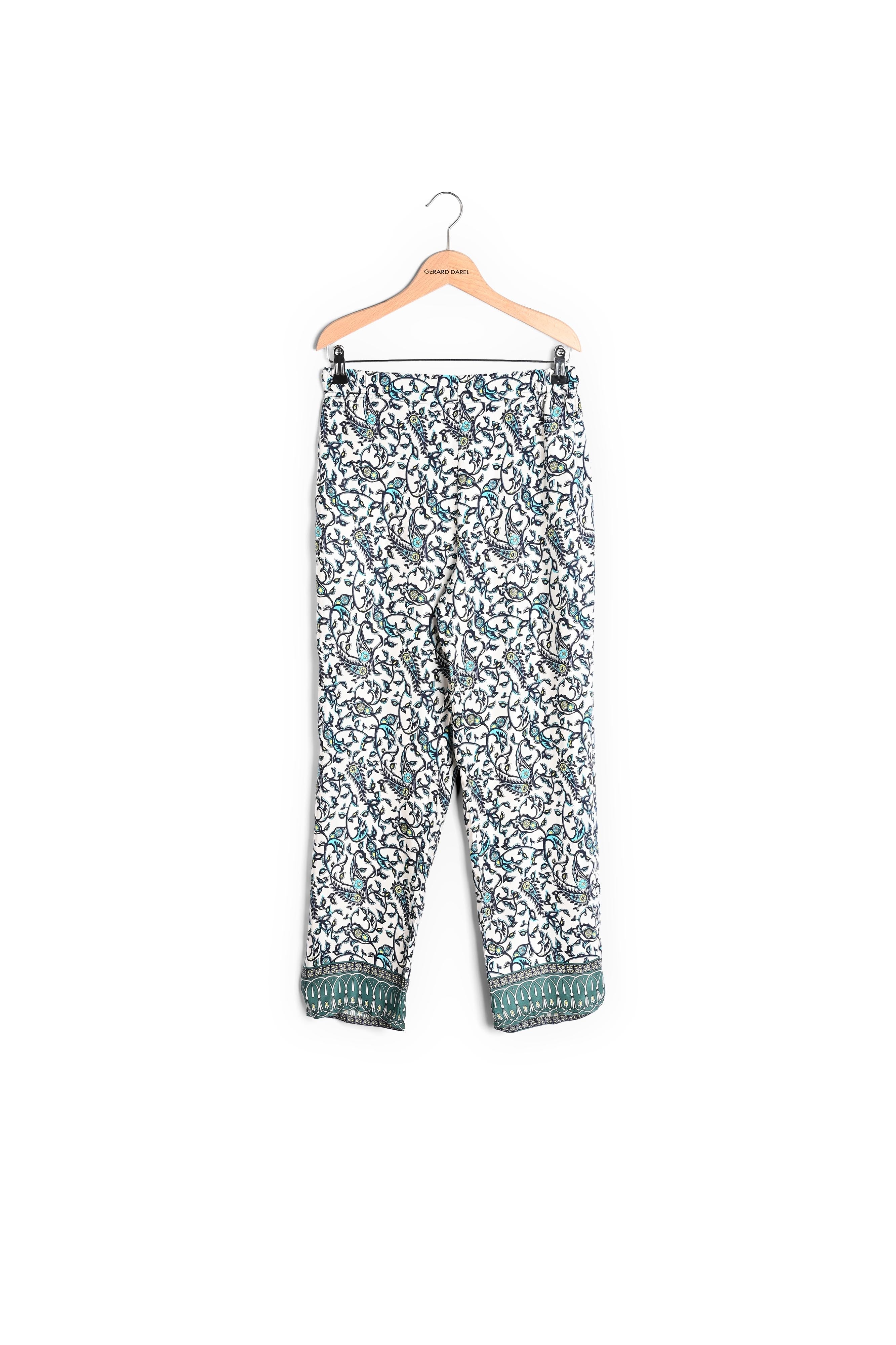 MARILOU - Pantalon 7/8 à imprimé fantaisie Faume - seconde main