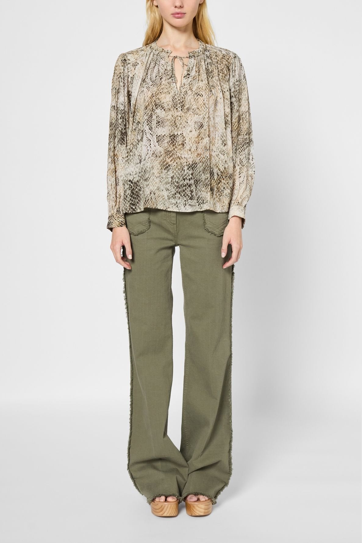 Blouse python - USSIA Faume - seconde main