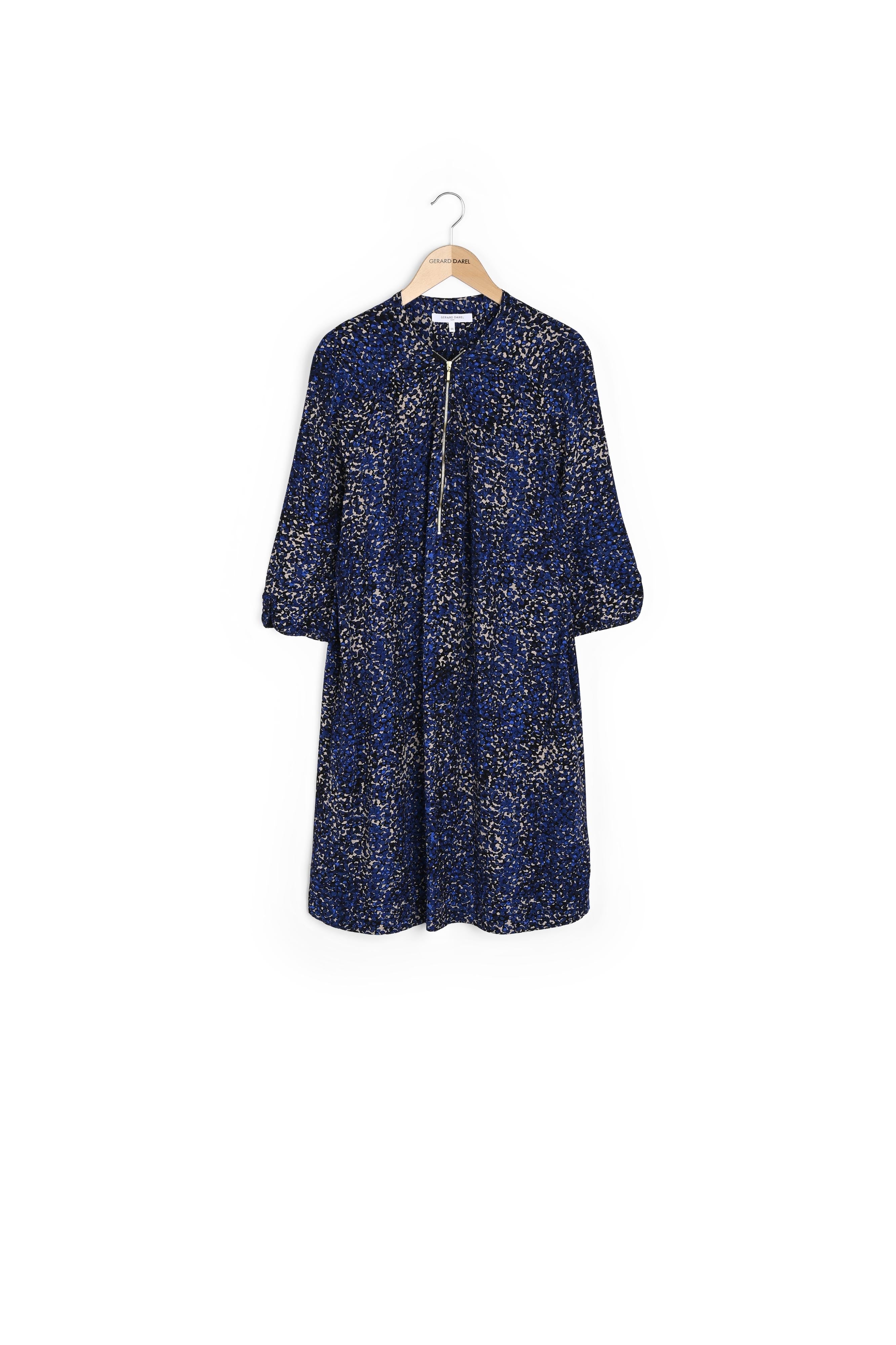 robe fluide en crêpe imprimé - JAUFFRE Faume - seconde main