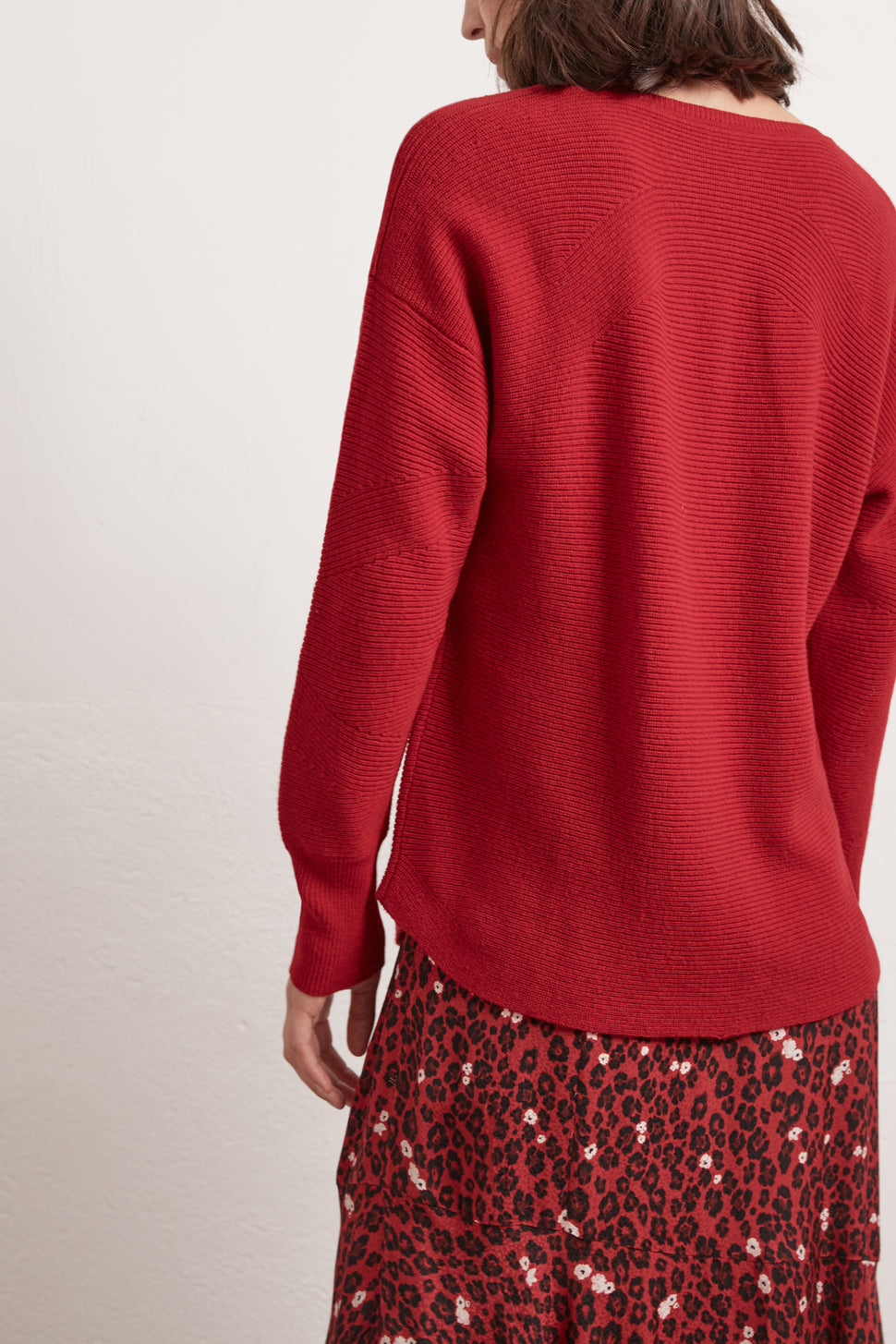 Djody - Pull oversize en laine ottoman Faume - seconde main