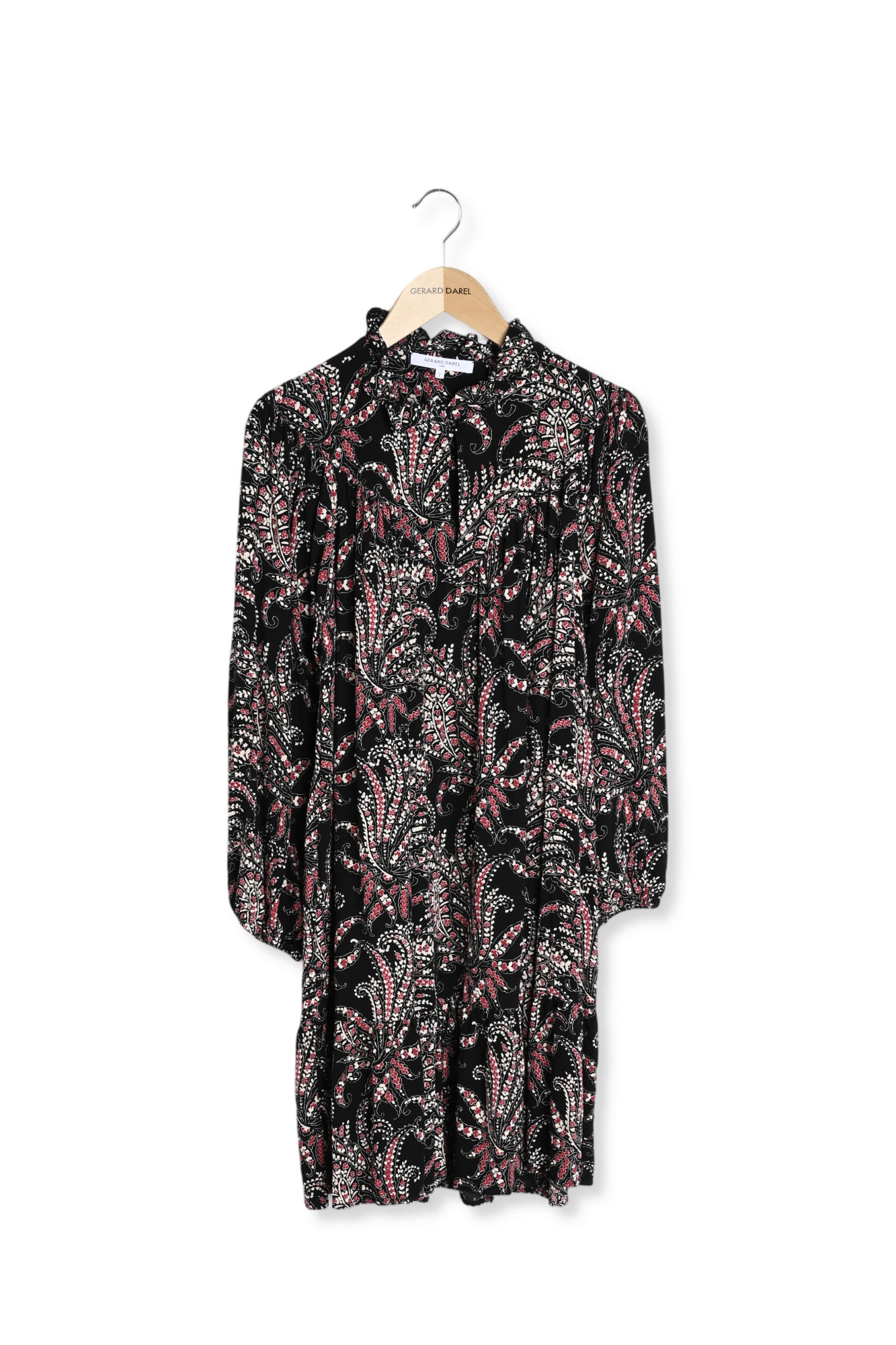 Robe col montant et imprimé cachemire - JUDY Faume - seconde main