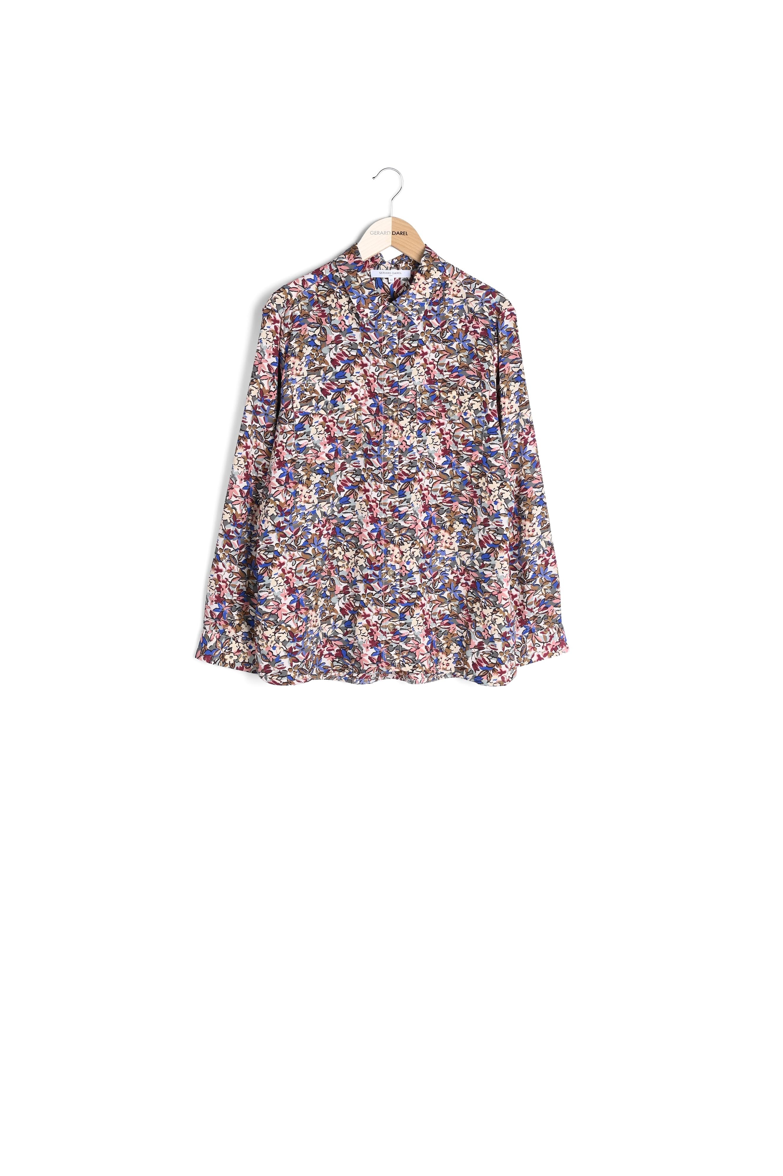 Amadea - Chemise fluide à imprimé floral Faume - seconde main