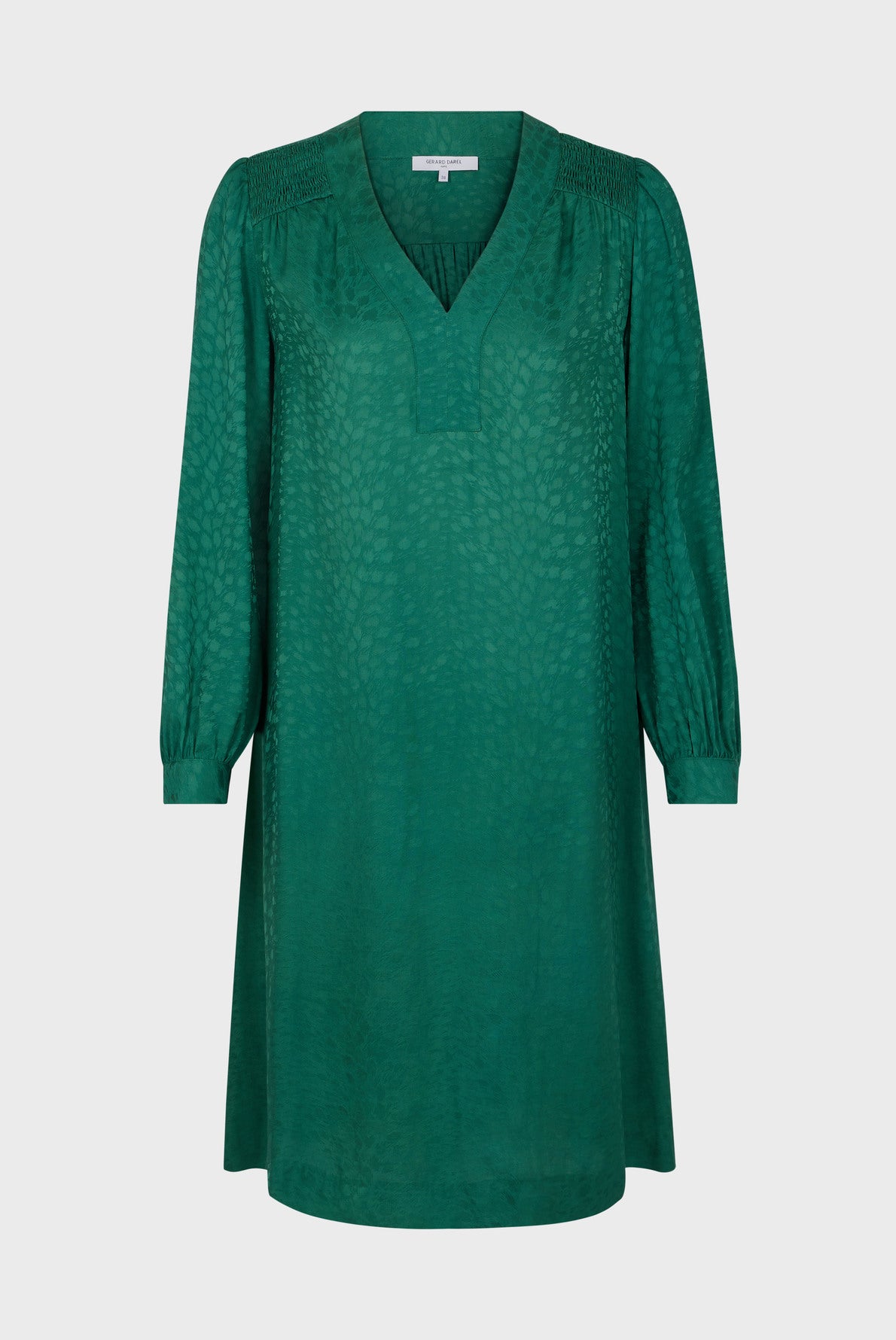 Robe courte et fluide jacquard - JOSEPHA Faume - seconde main