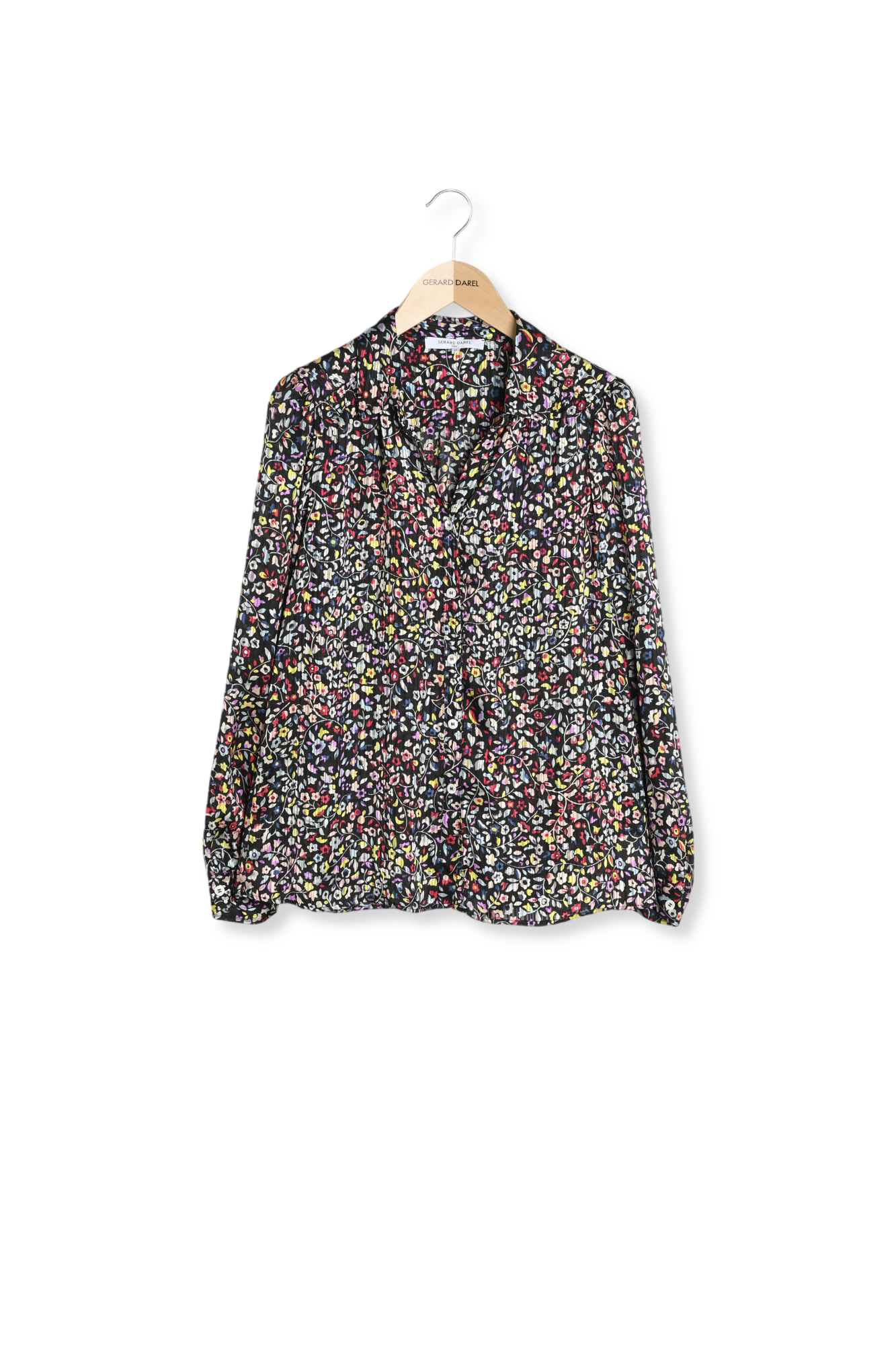 NILVA - Chemise fluide à imprimé floral Faume - seconde main