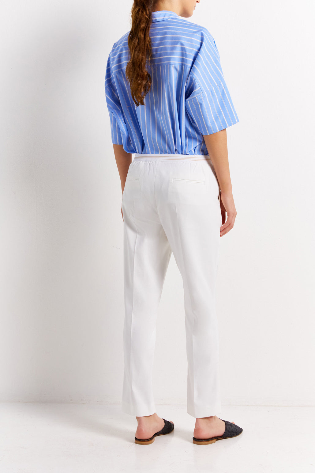 Pantalon en coton stretch - EMERSON Faume - seconde main