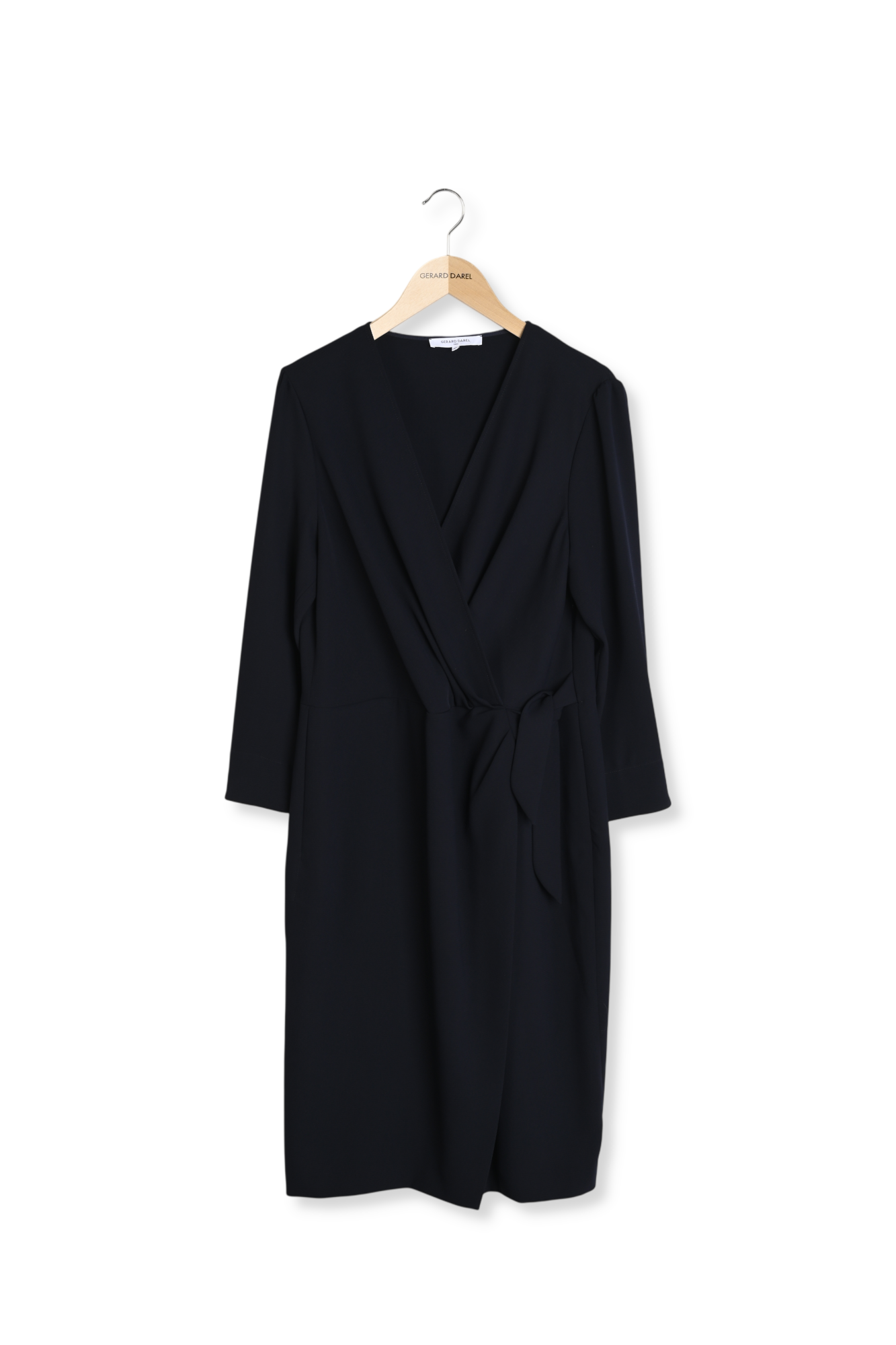 Robe cache-c½ur en crêpe Faume - seconde main