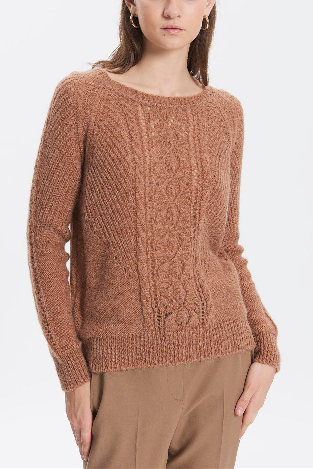 SIMONE - Pull en maille ajourée Faume - seconde main