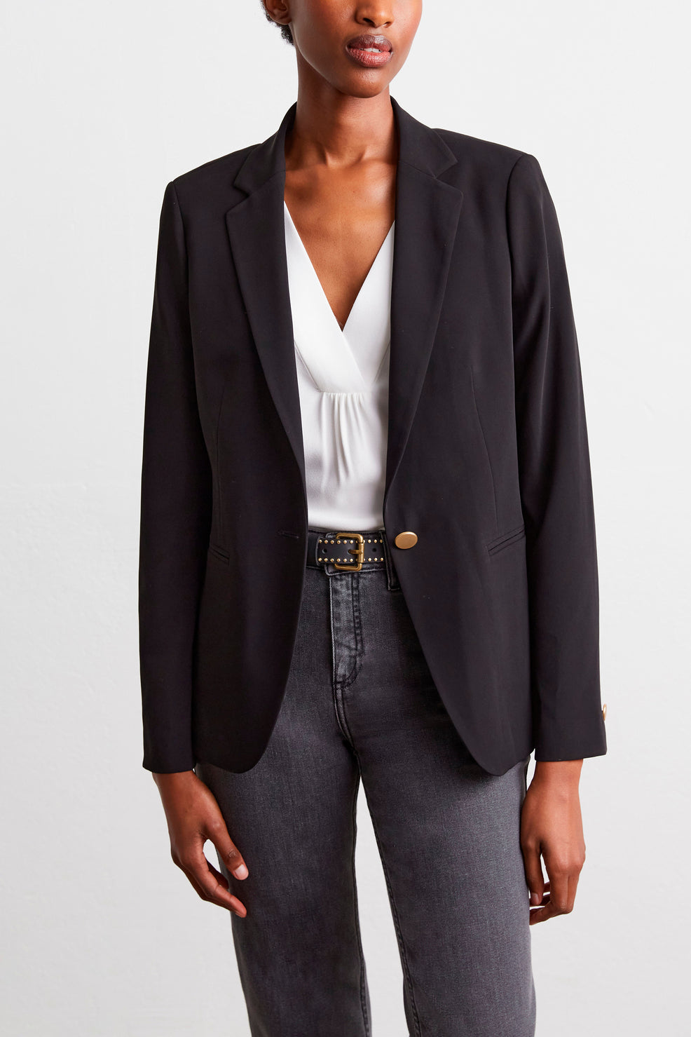Veste de tailleur en crêpe - ALIDA Faume - seconde main