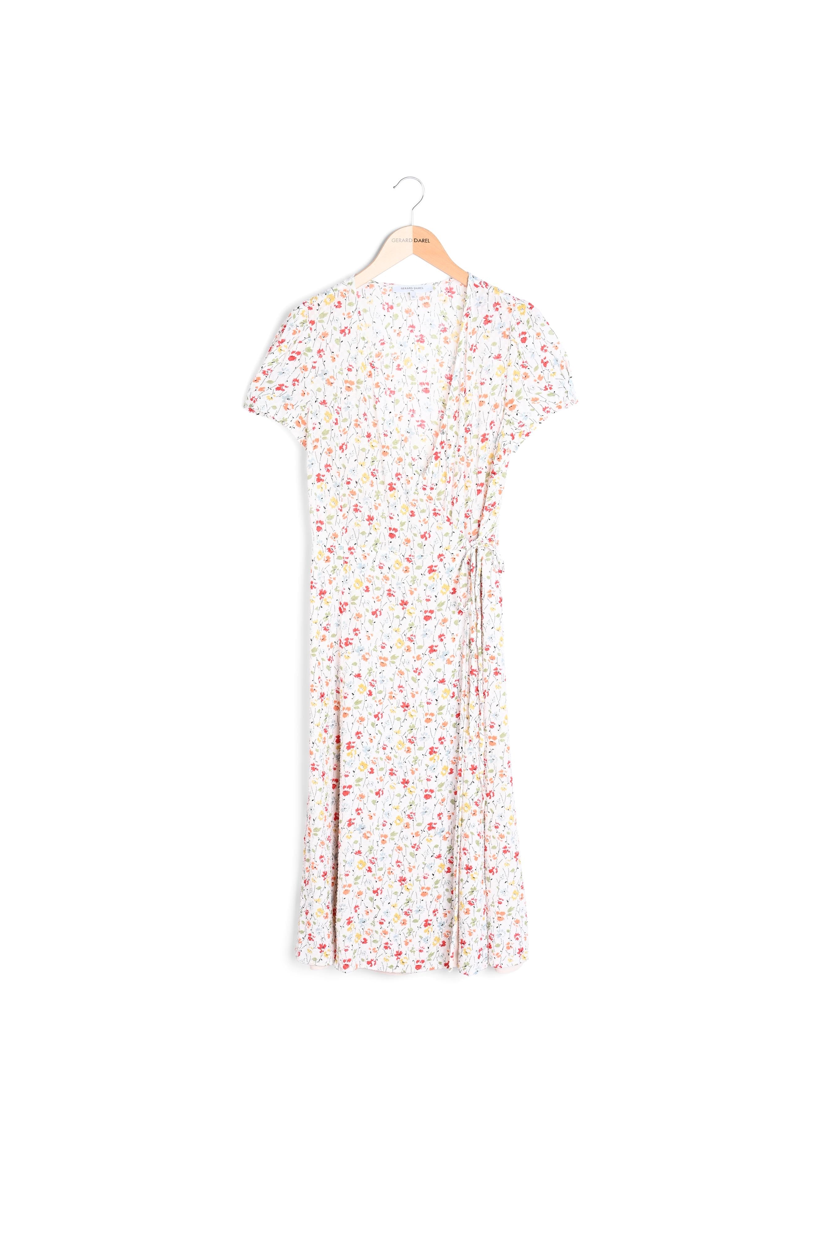 Robe portefeuille fleurie - JONAS Faume - seconde main