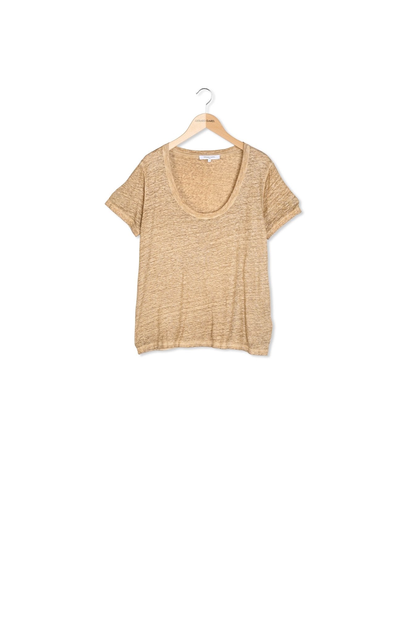 Tee-shirt en lin métallisé - ADILIA Faume - seconde main