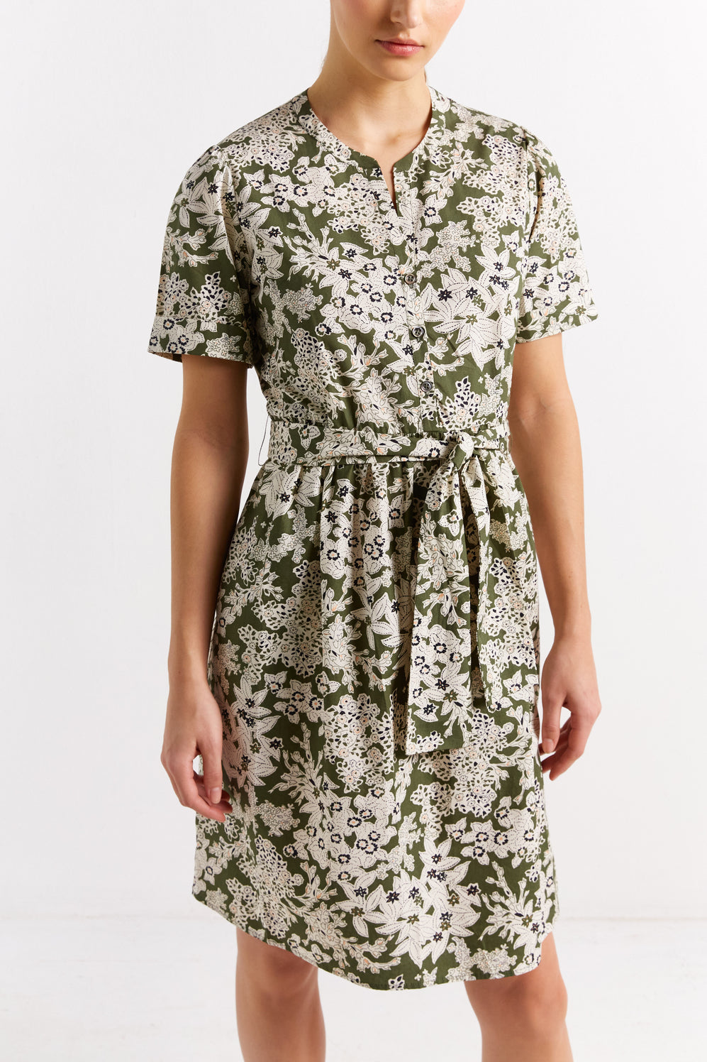 Robe babydoll imprimée - JORDAN Faume - seconde main