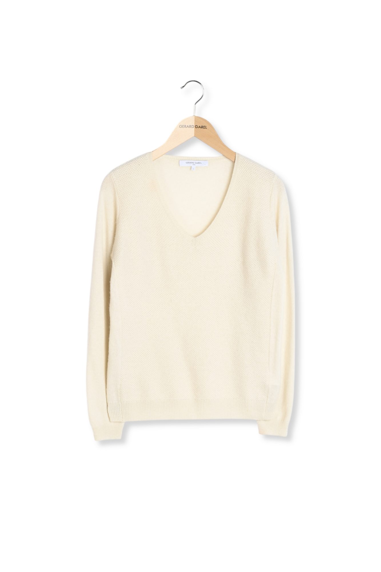 SHEILBY - Pull V en cachemire Faume - seconde main