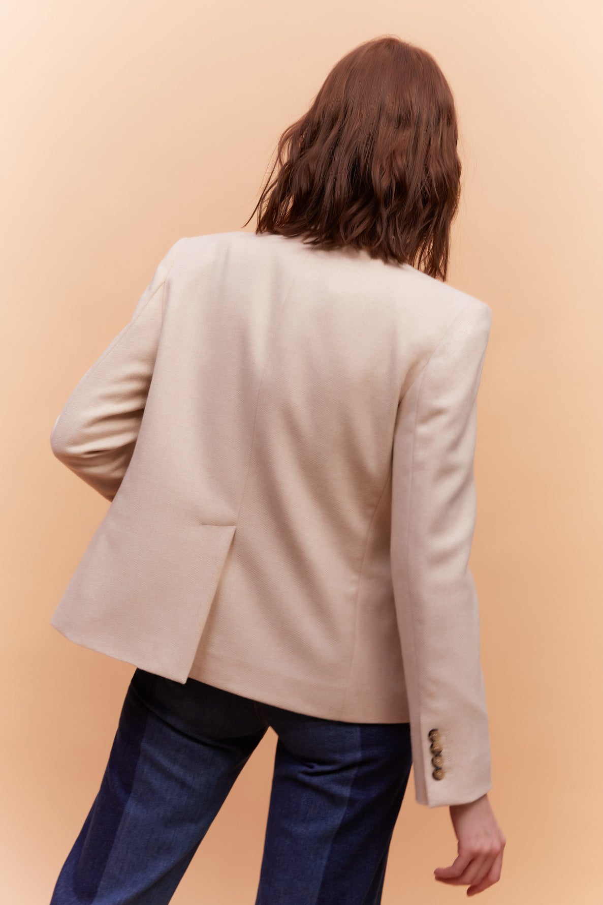 Veste de tailleur en laine mélangée - NALY Faume - seconde main