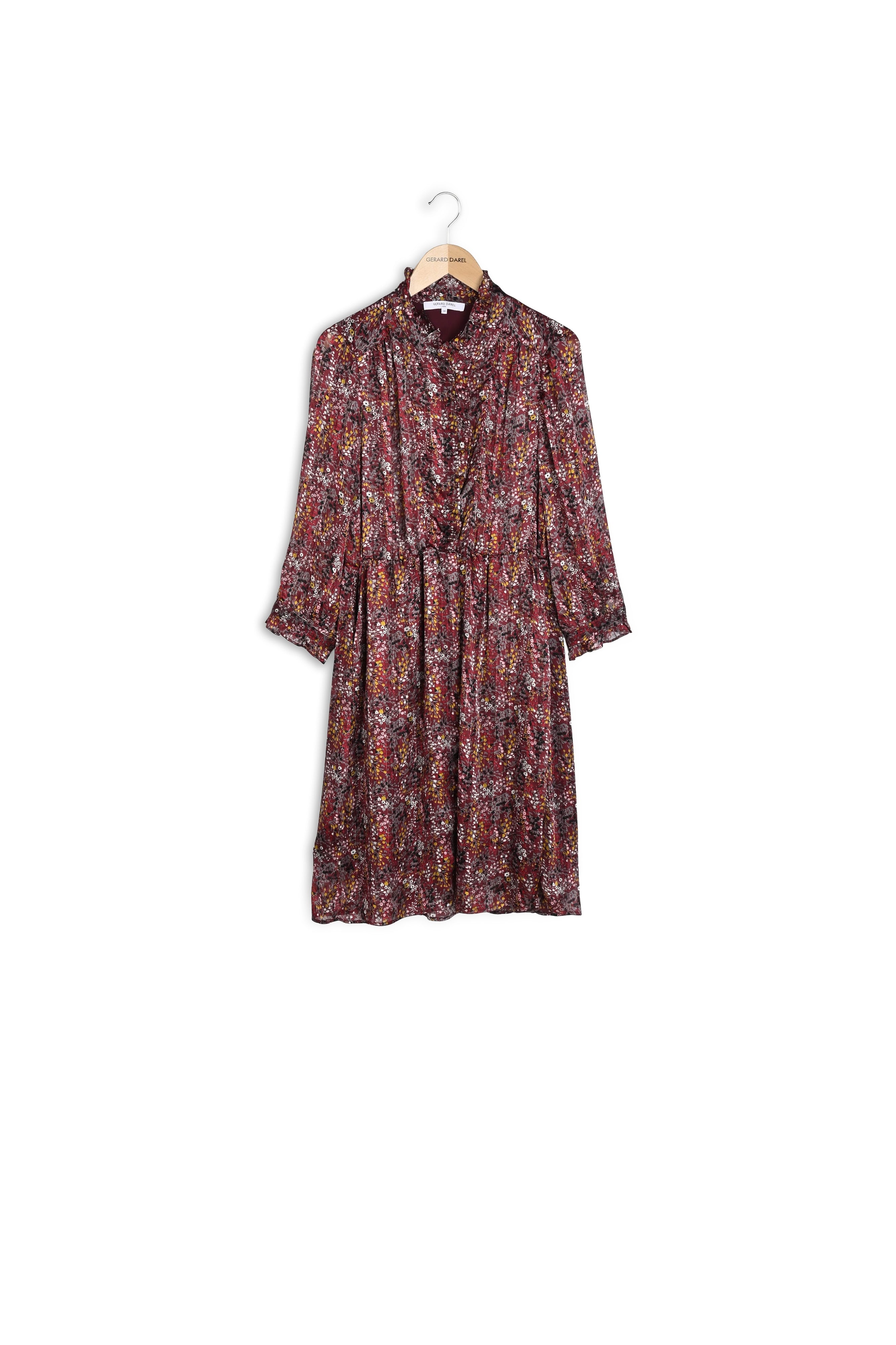 Robe fleurie et fils Lurex - JADA Faume - seconde main