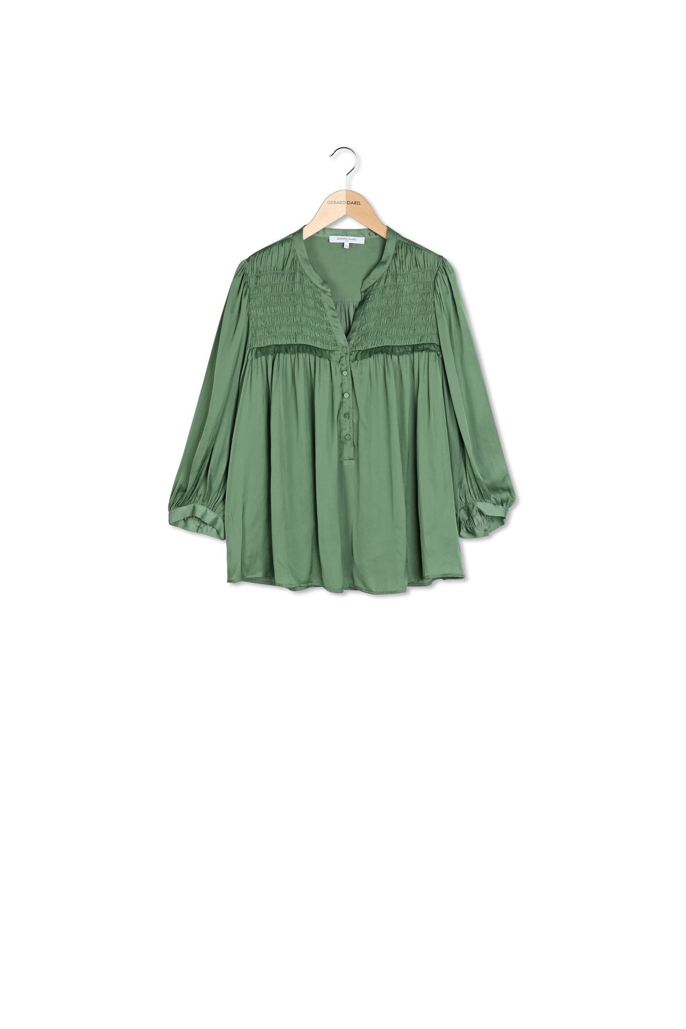 Blouse volantée à smocks Faume - seconde main