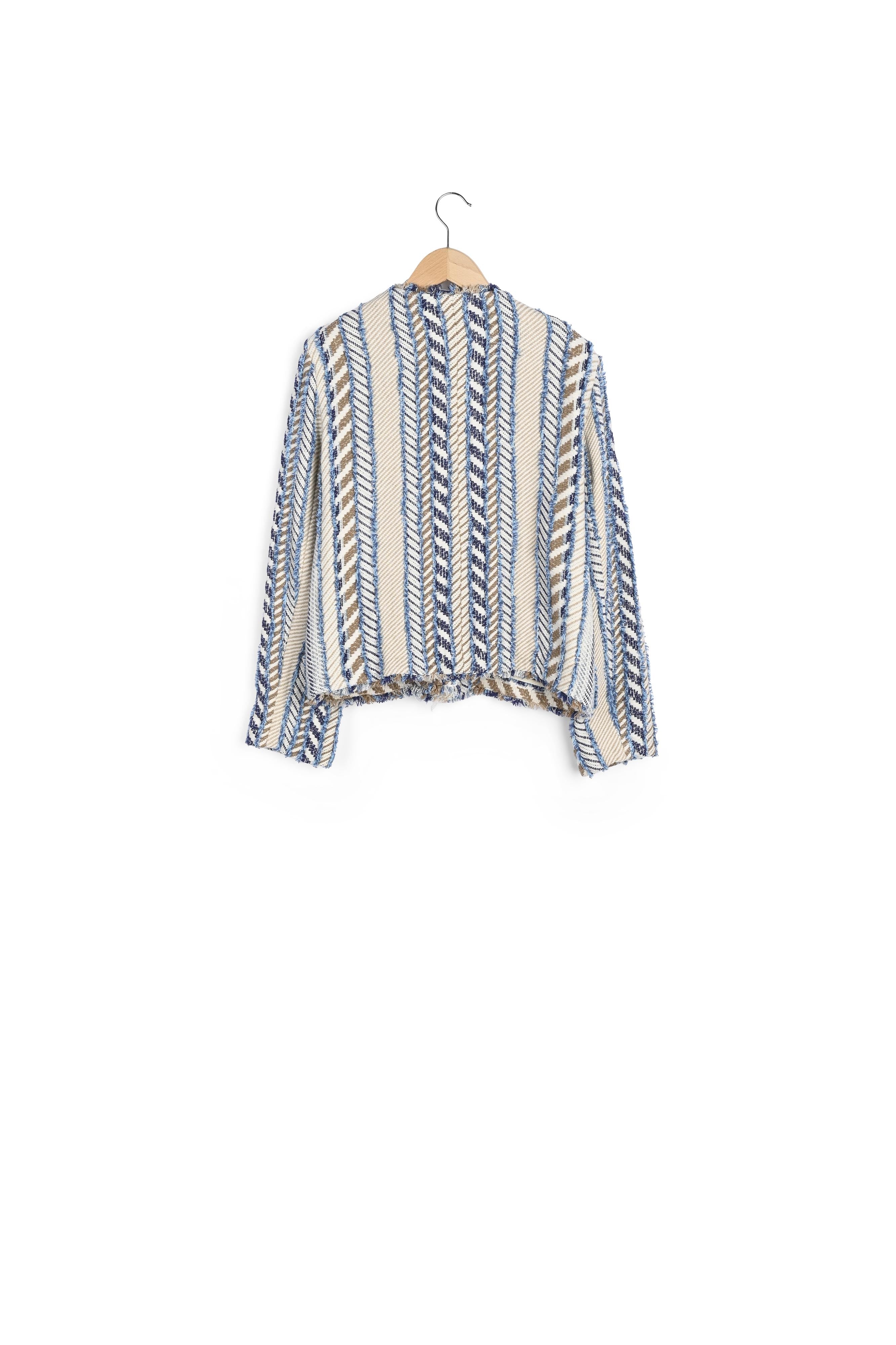 Veste en Tweed inspiration ethnique - NAHEMA Faume - seconde main