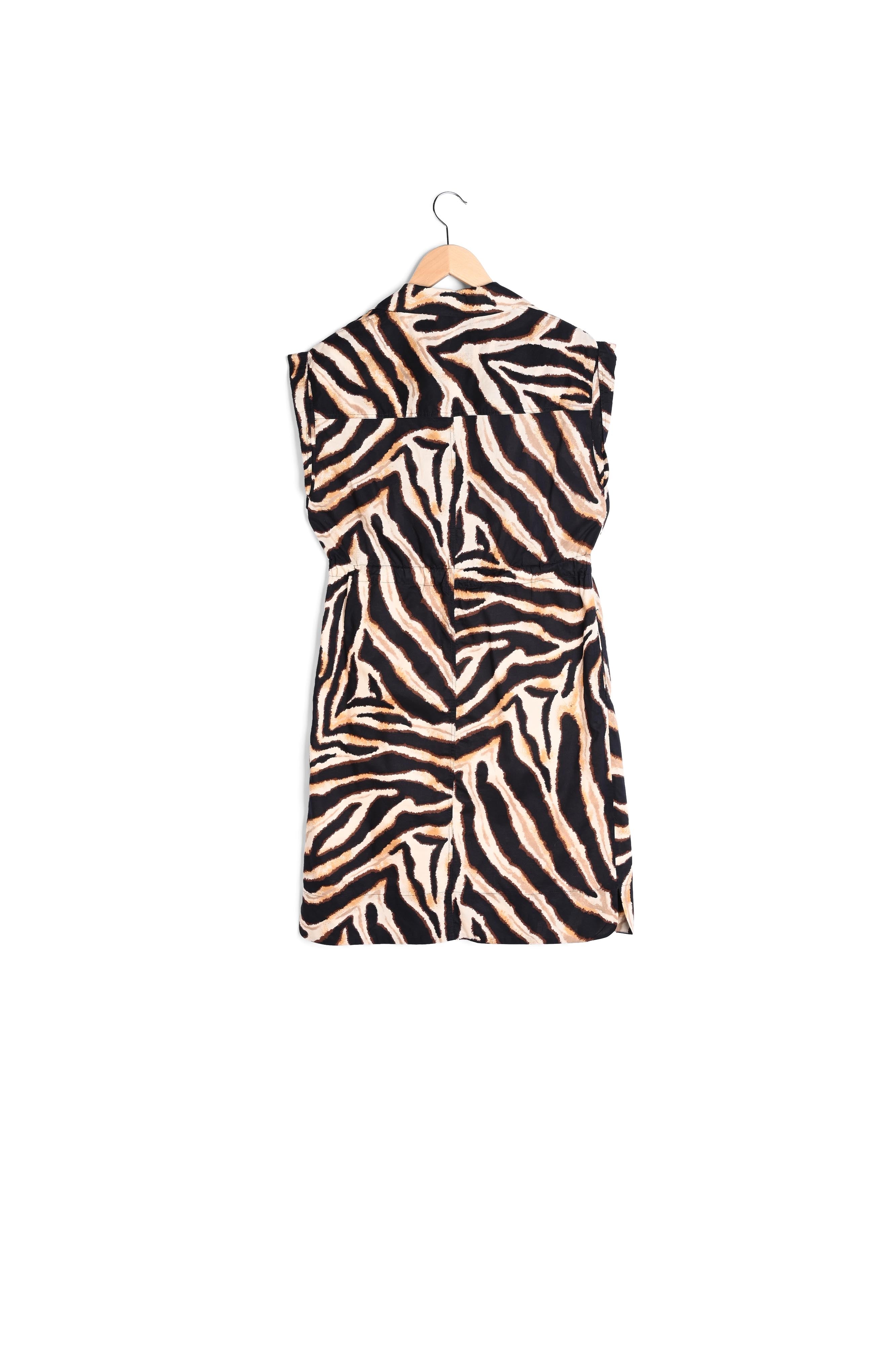 SOLE - Robe-chemise en coton imprimé Faume - seconde main