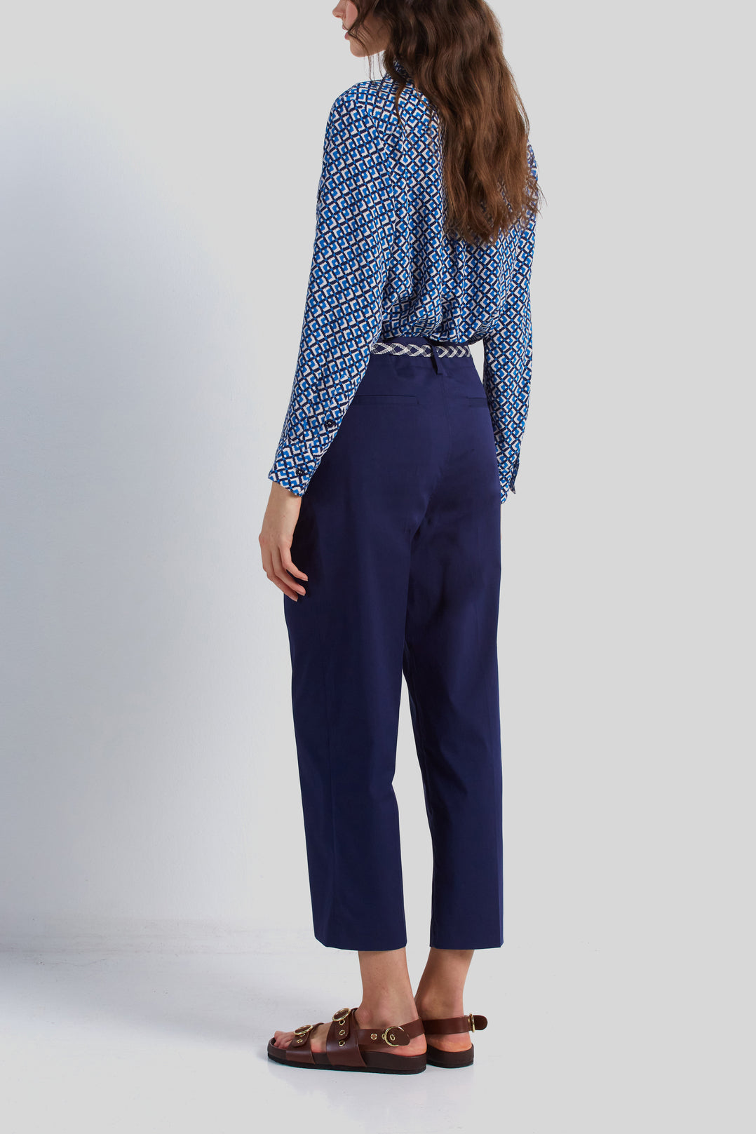 Pantalon avec ceinture fantaisie - EREN Faume - seconde main