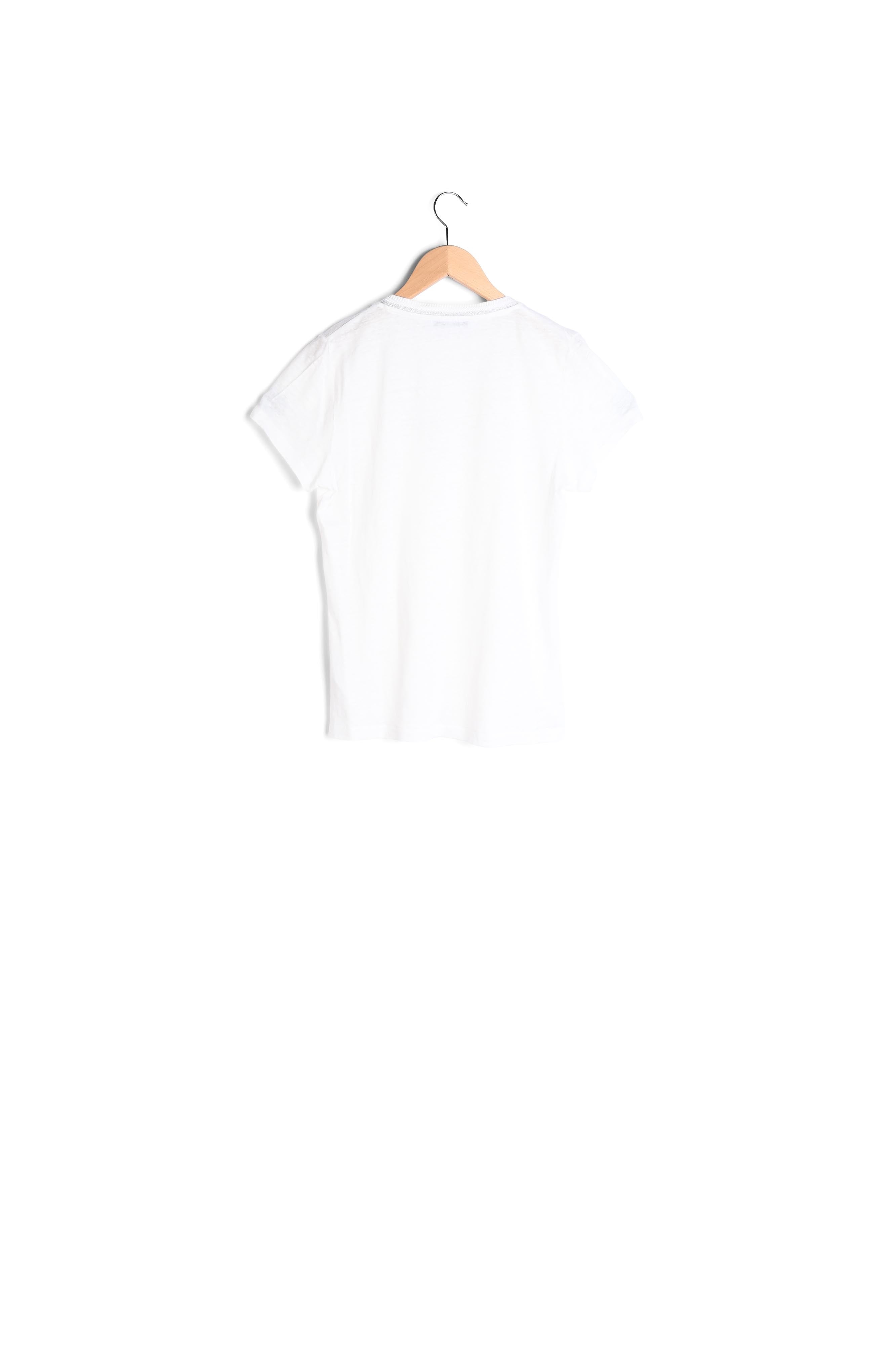 T-shirt V en lin - MINDY Faume - seconde main