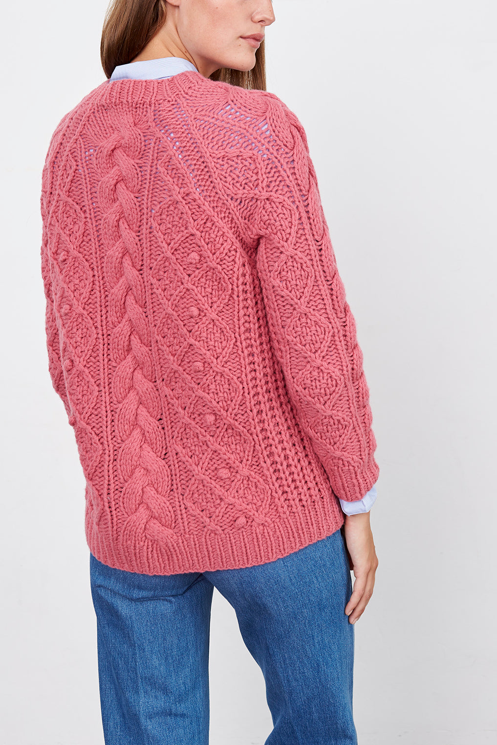 SUN - Pull en maille torsadée Faume - seconde main