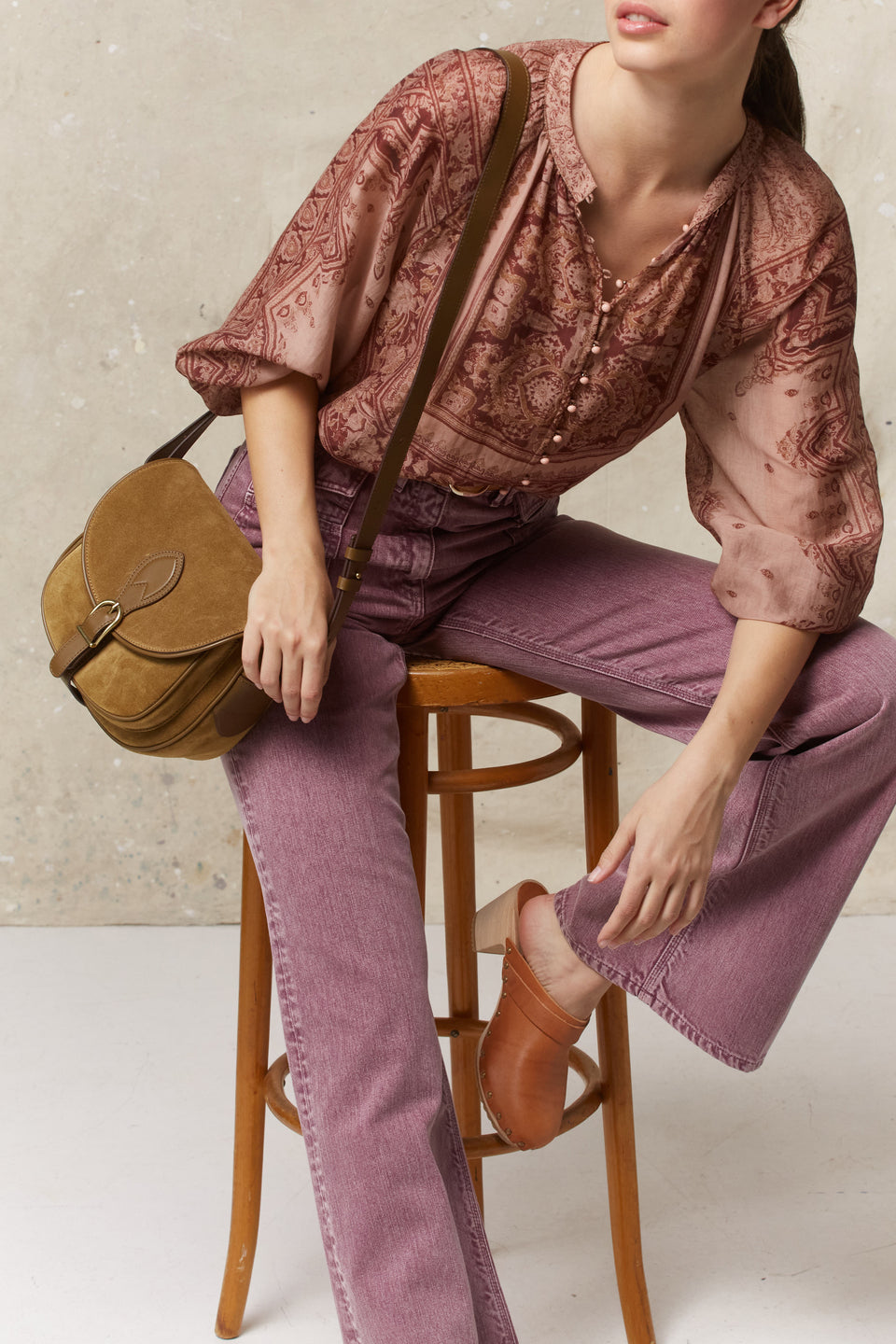 Chemise en coton et soie - EMMA Faume - seconde main