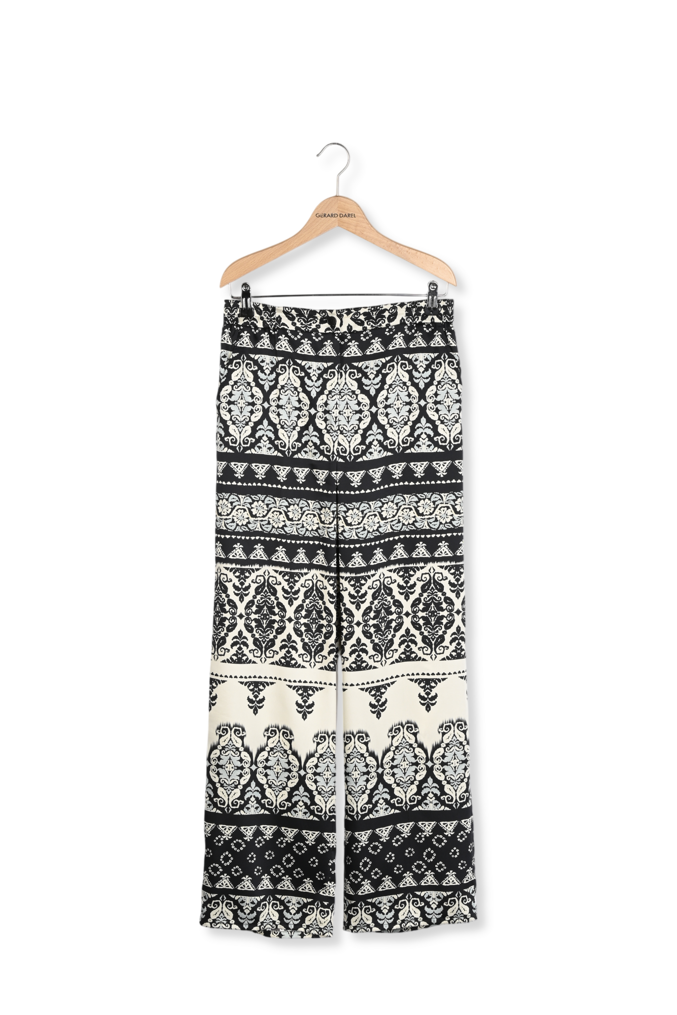 Pantalon large satiné imprimé - LANI Faume - seconde main