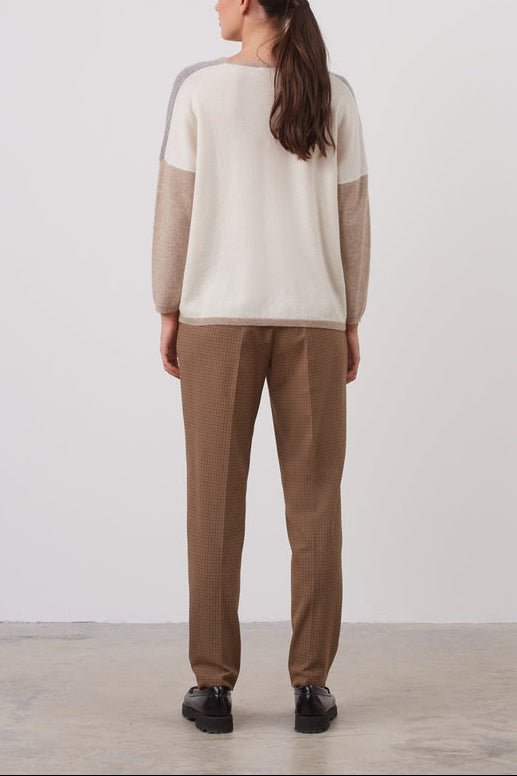 Pull color block en cachemire - LENY Faume - seconde main