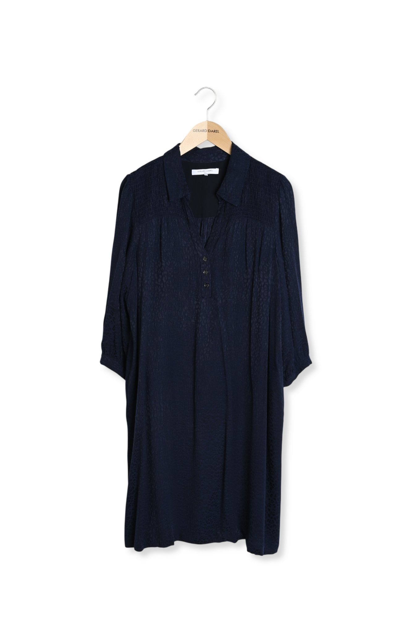 Robe soyeuse avec motif léopard ton sur ton - JANELLE Faume - seconde main
