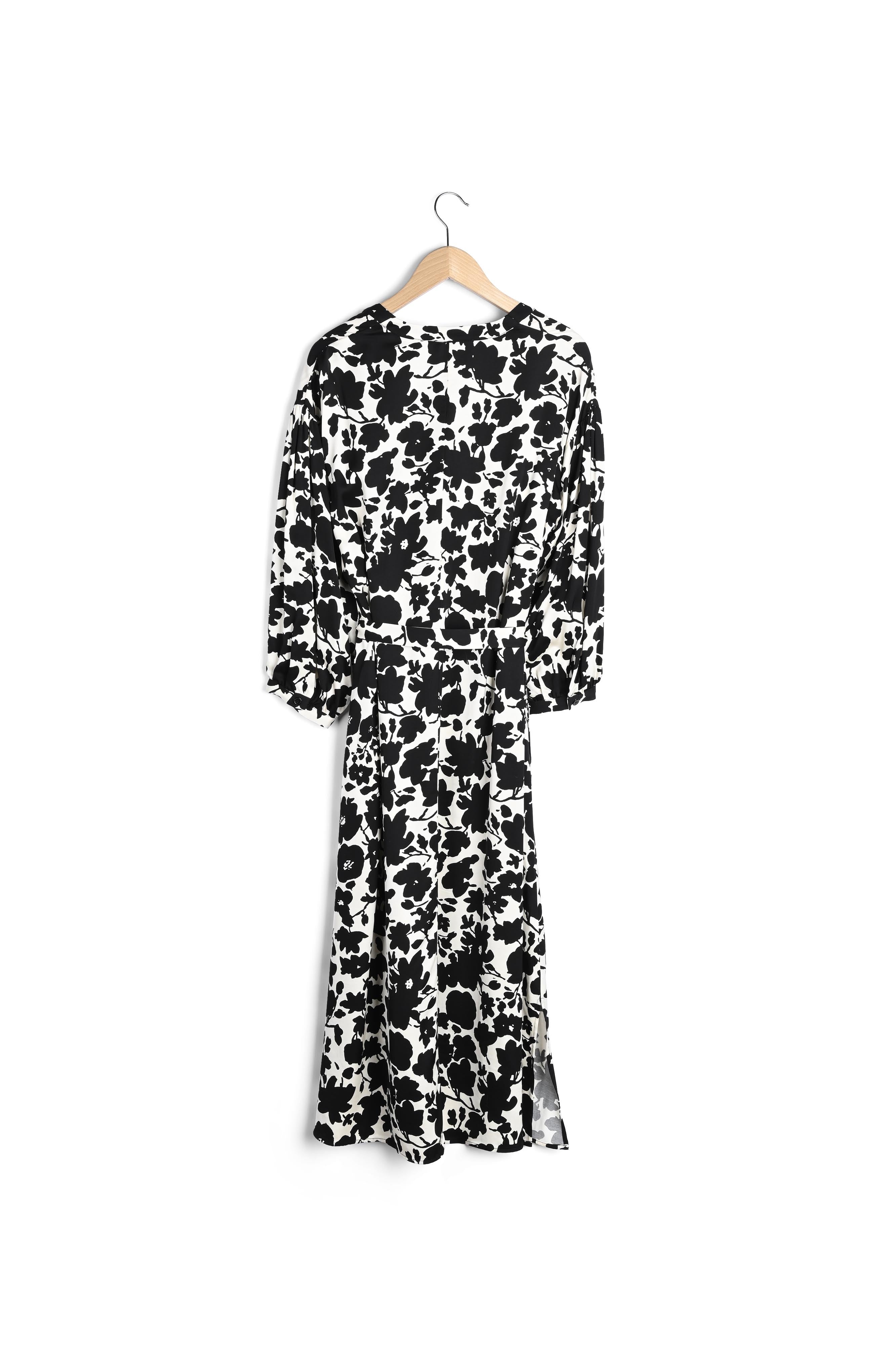 Robe longue à fleurs contrastées - JULIAN Faume - seconde main