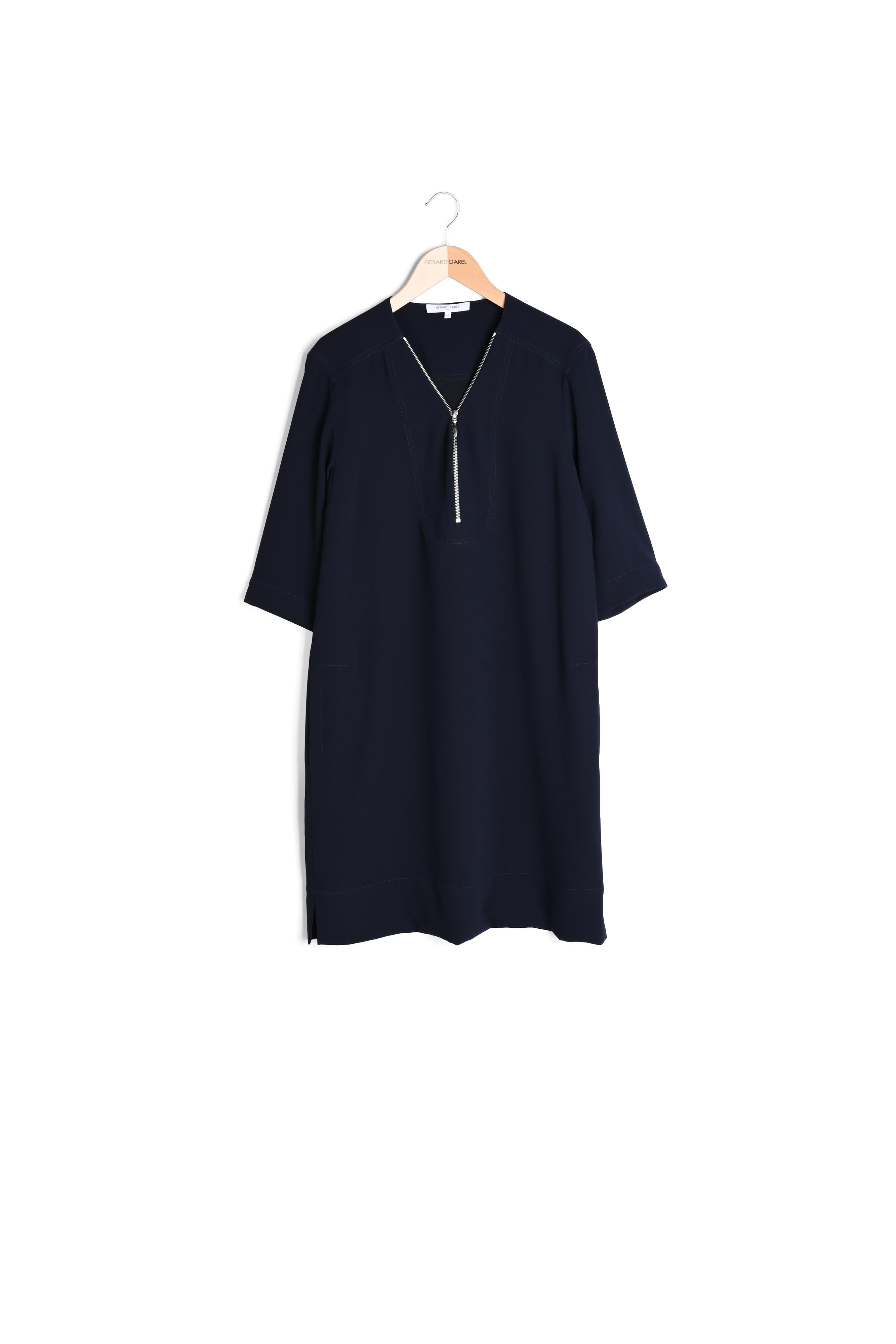 Robe courte zippée - JEROME Faume - seconde main