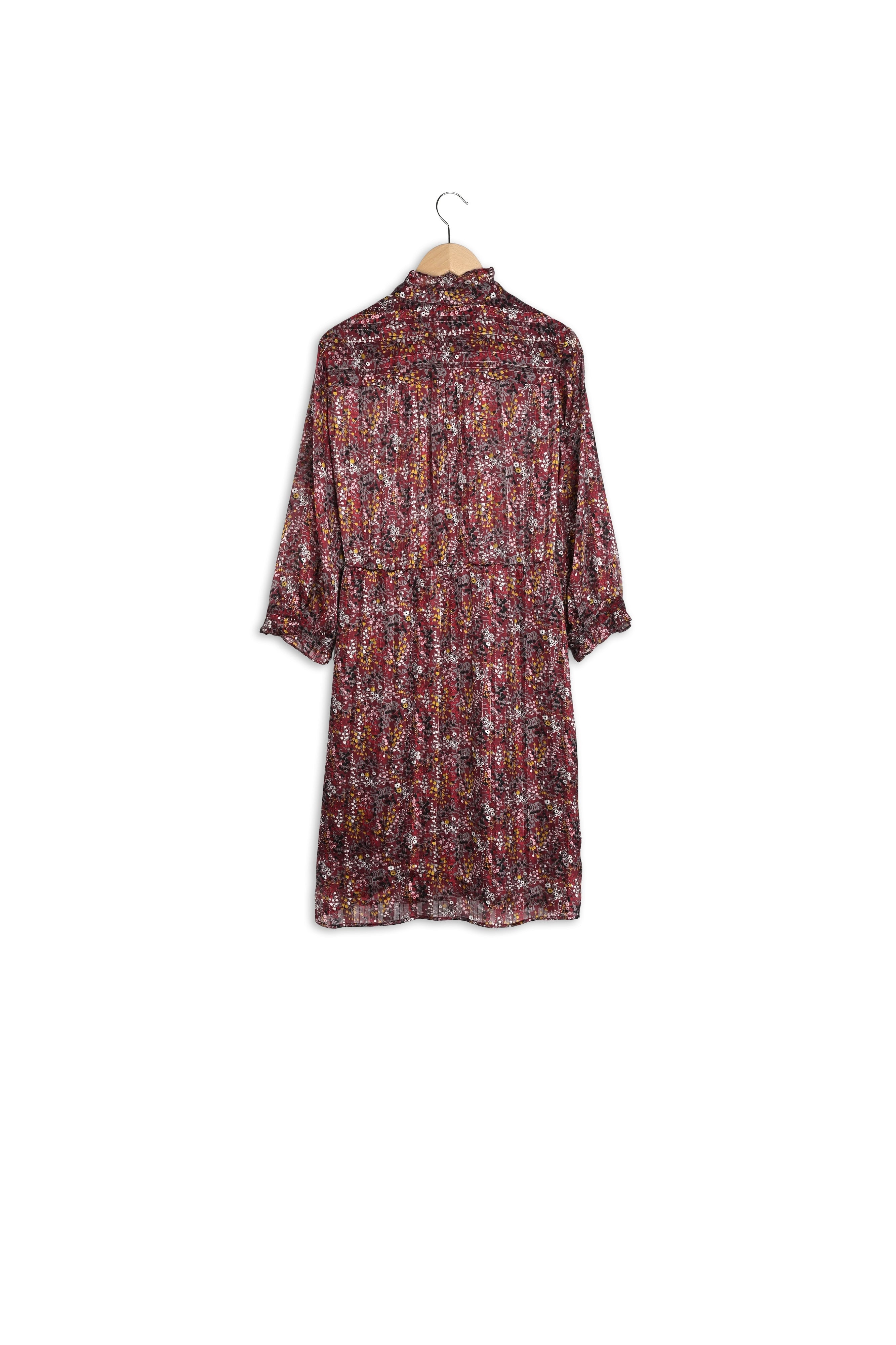 Robe fleurie et fils Lurex - JADA Faume - seconde main