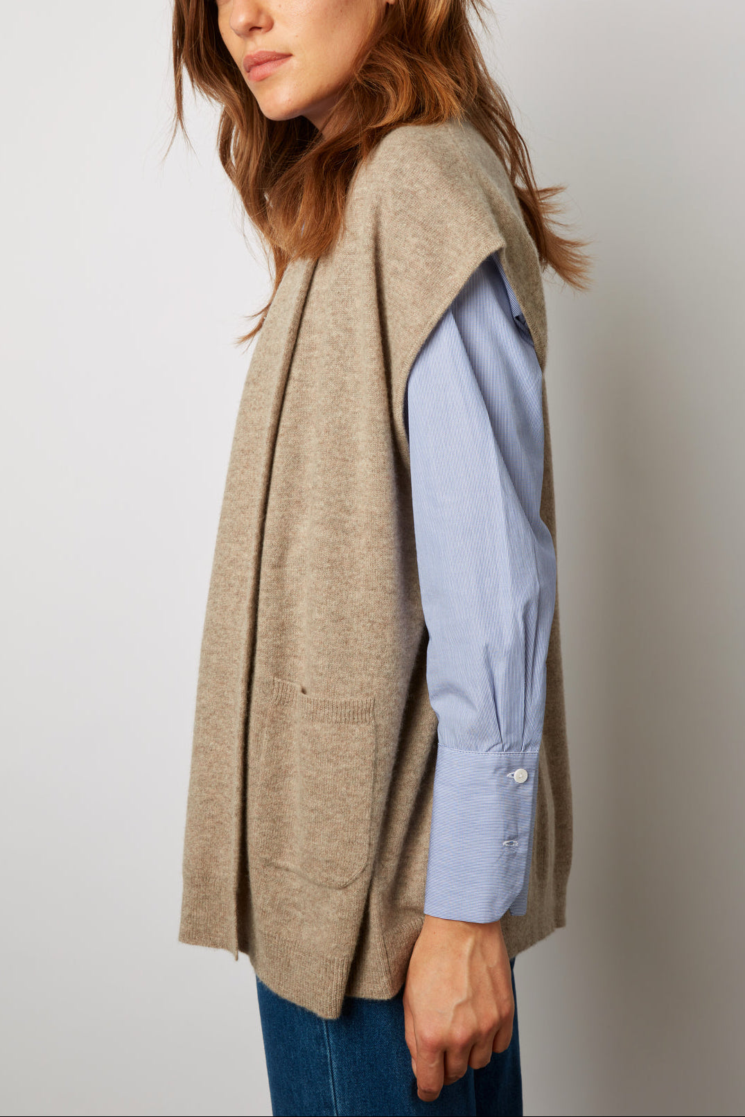 Gilet sans manche en cachemire - LALY Faume - seconde main