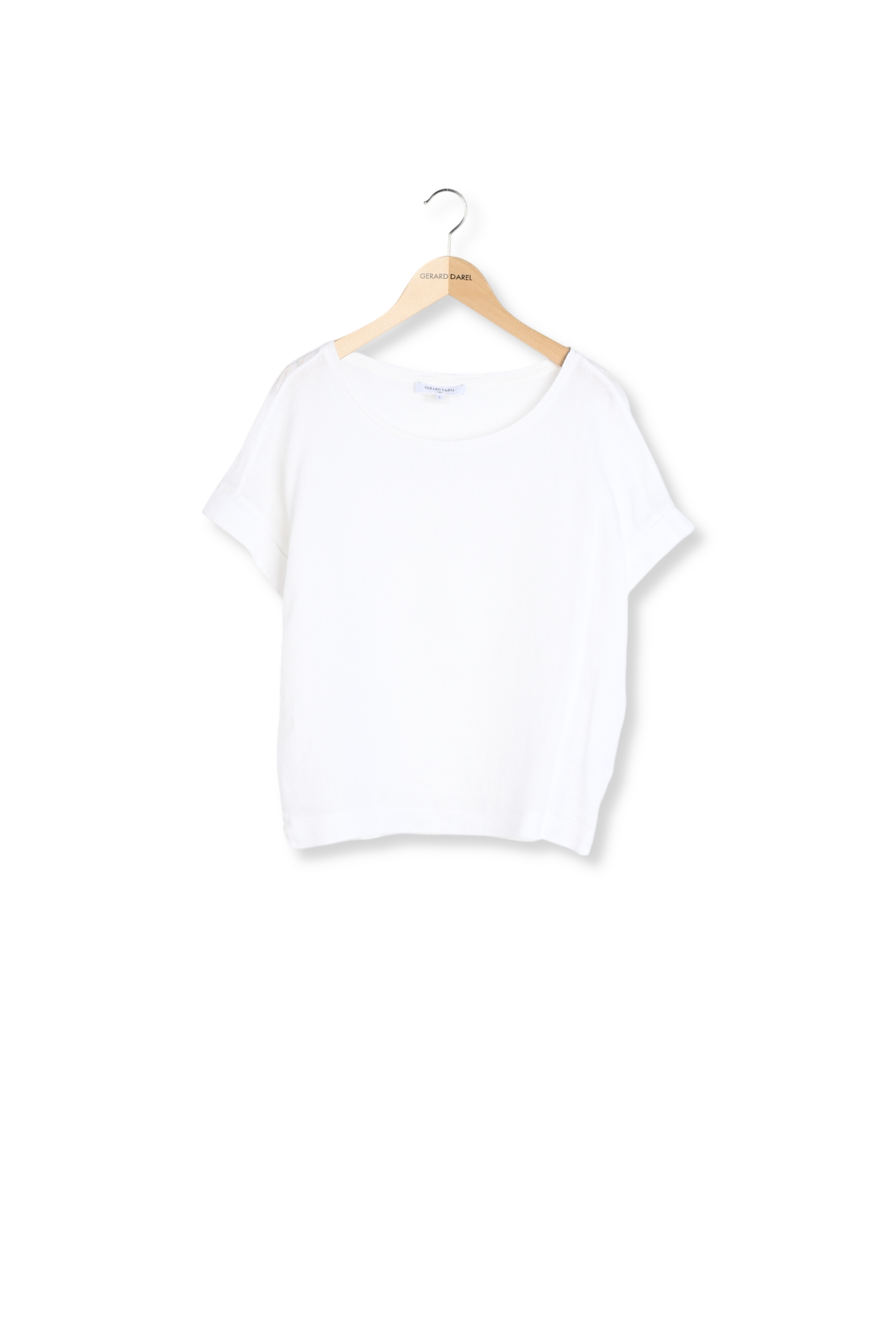 JANAE - Tee-shirt en lin façon bimatière Faume - seconde main
