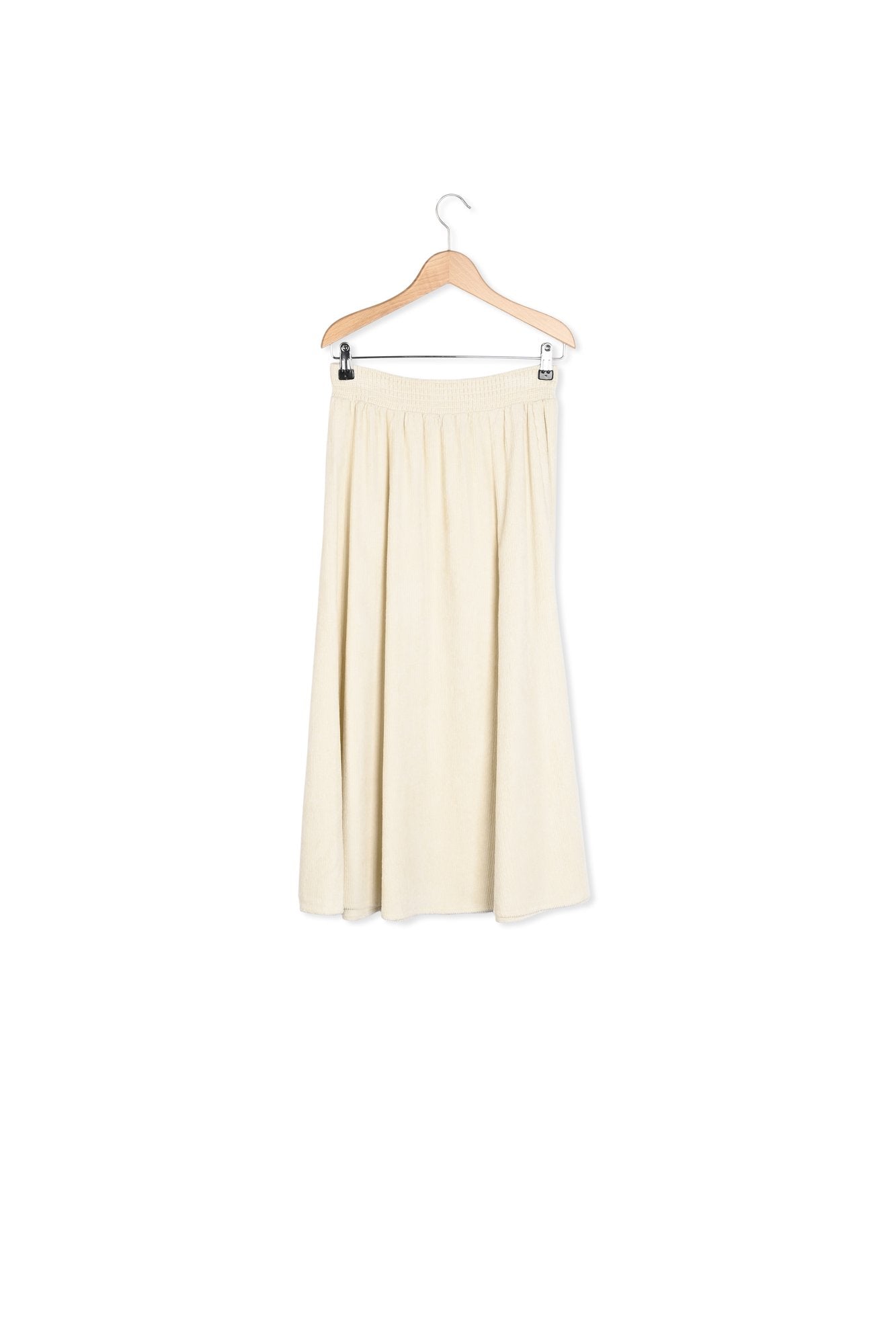 Jupe midi en velours côtelé - CLAUDINE Faume - seconde main