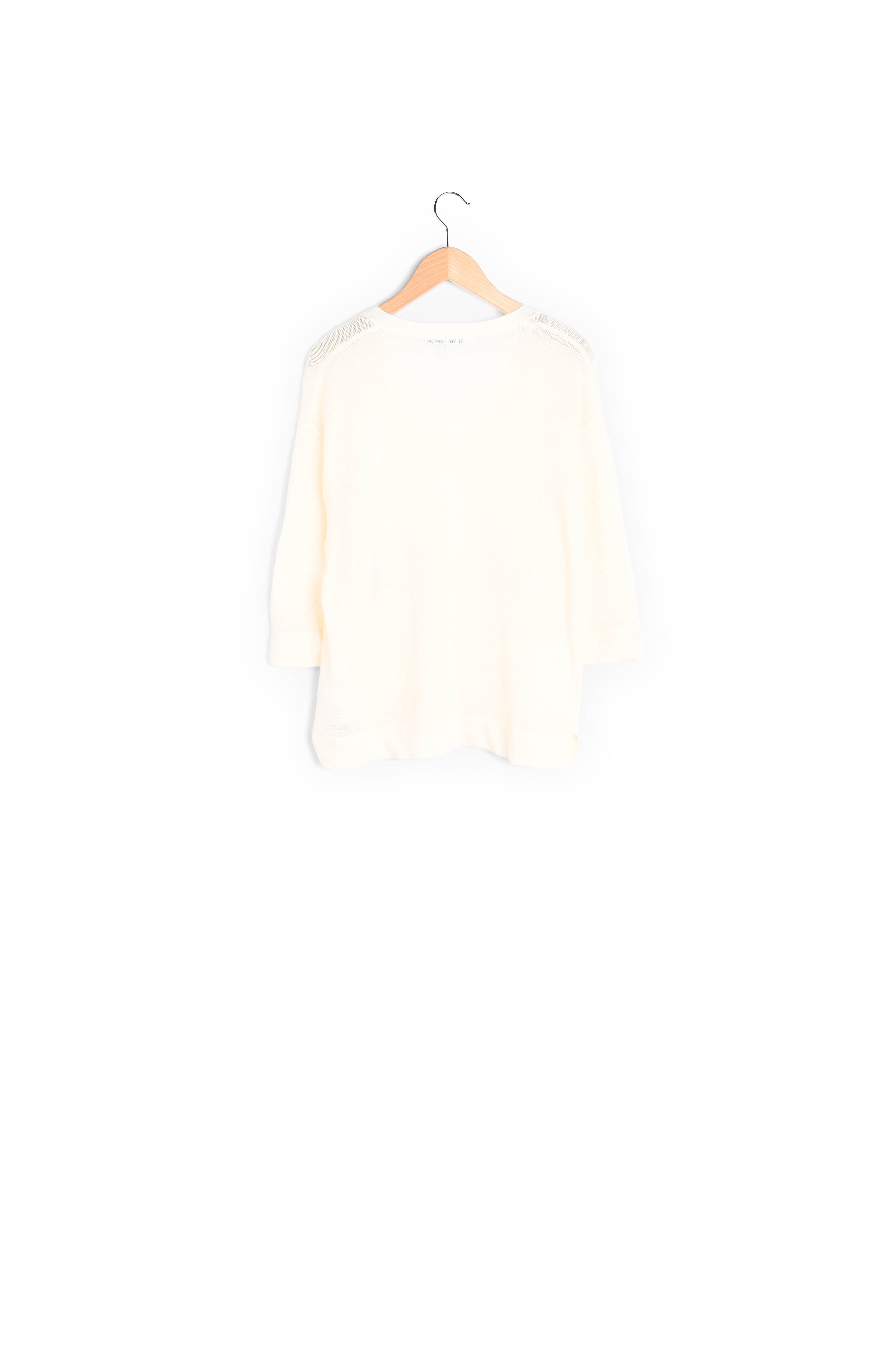 Pull col V en lin - LEE Faume - seconde main
