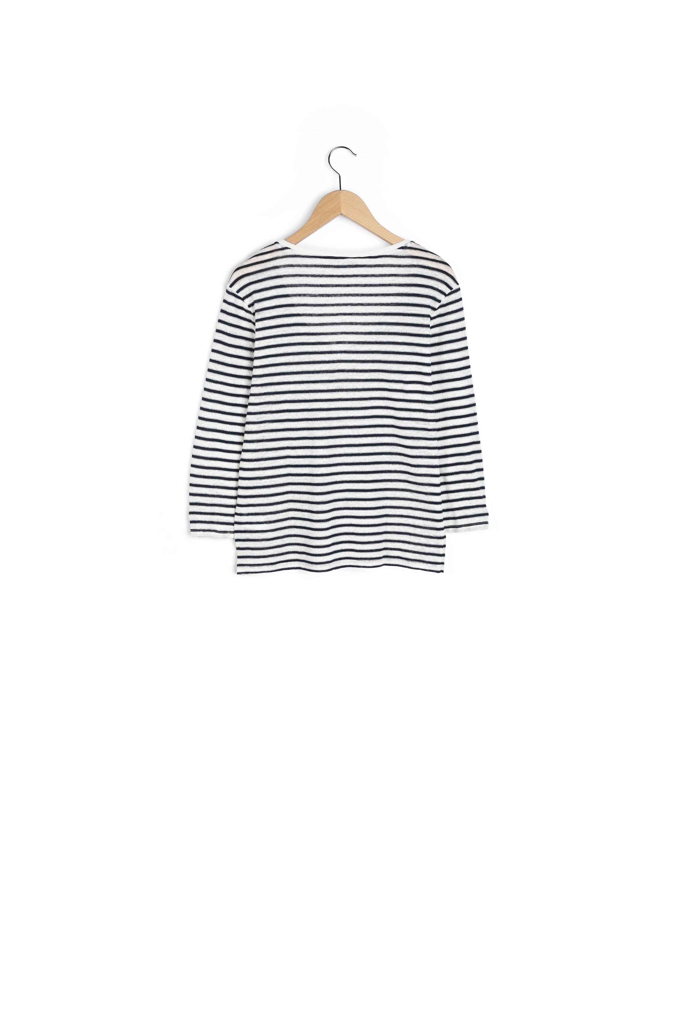 Tee-shirt 100% lin à rayures - ALICIA Faume - seconde main