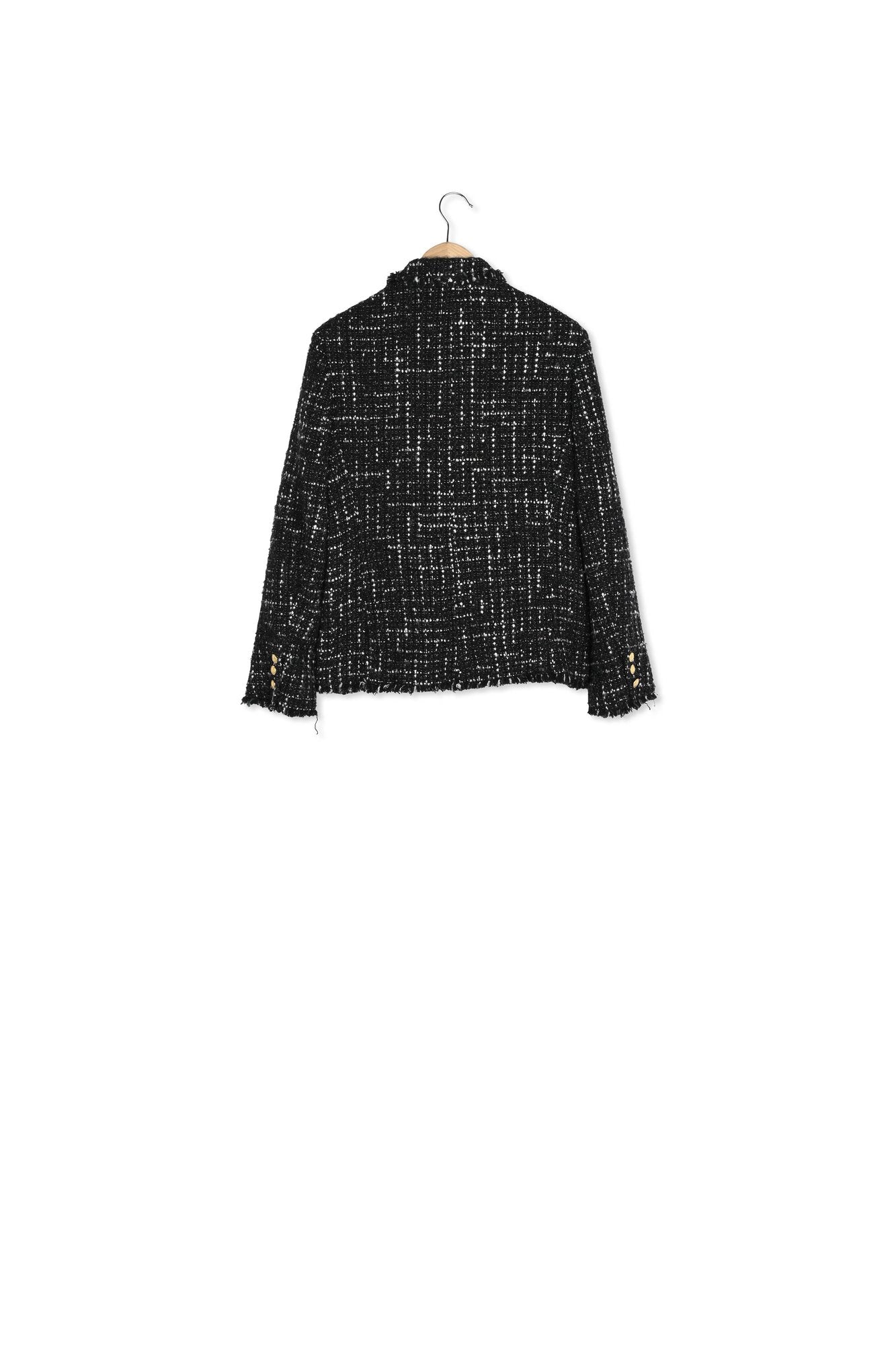 Veste en tweed et fils Lurex - NESS Faume - seconde main