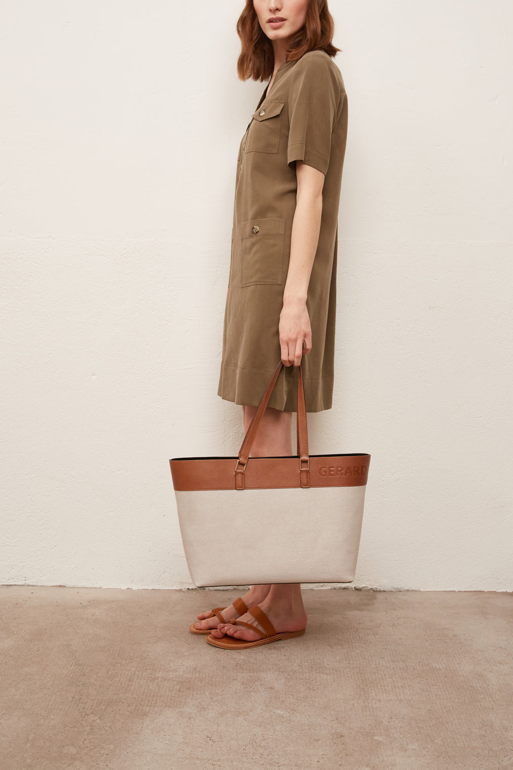 SIBILLE - Robe-chemise courte Faume - seconde main