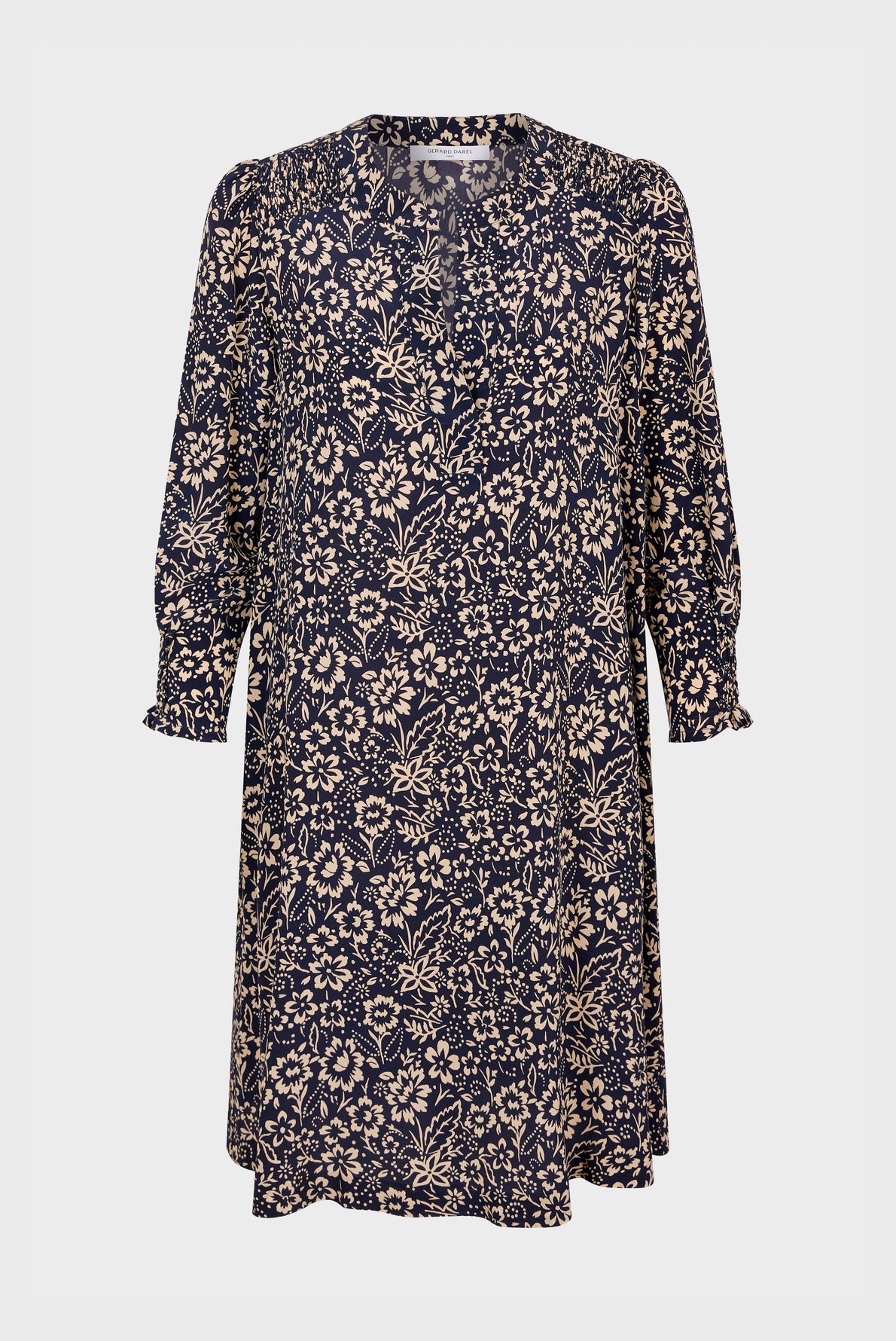 Robe fluide imprimé bicolore - JAHNICE Faume - seconde main