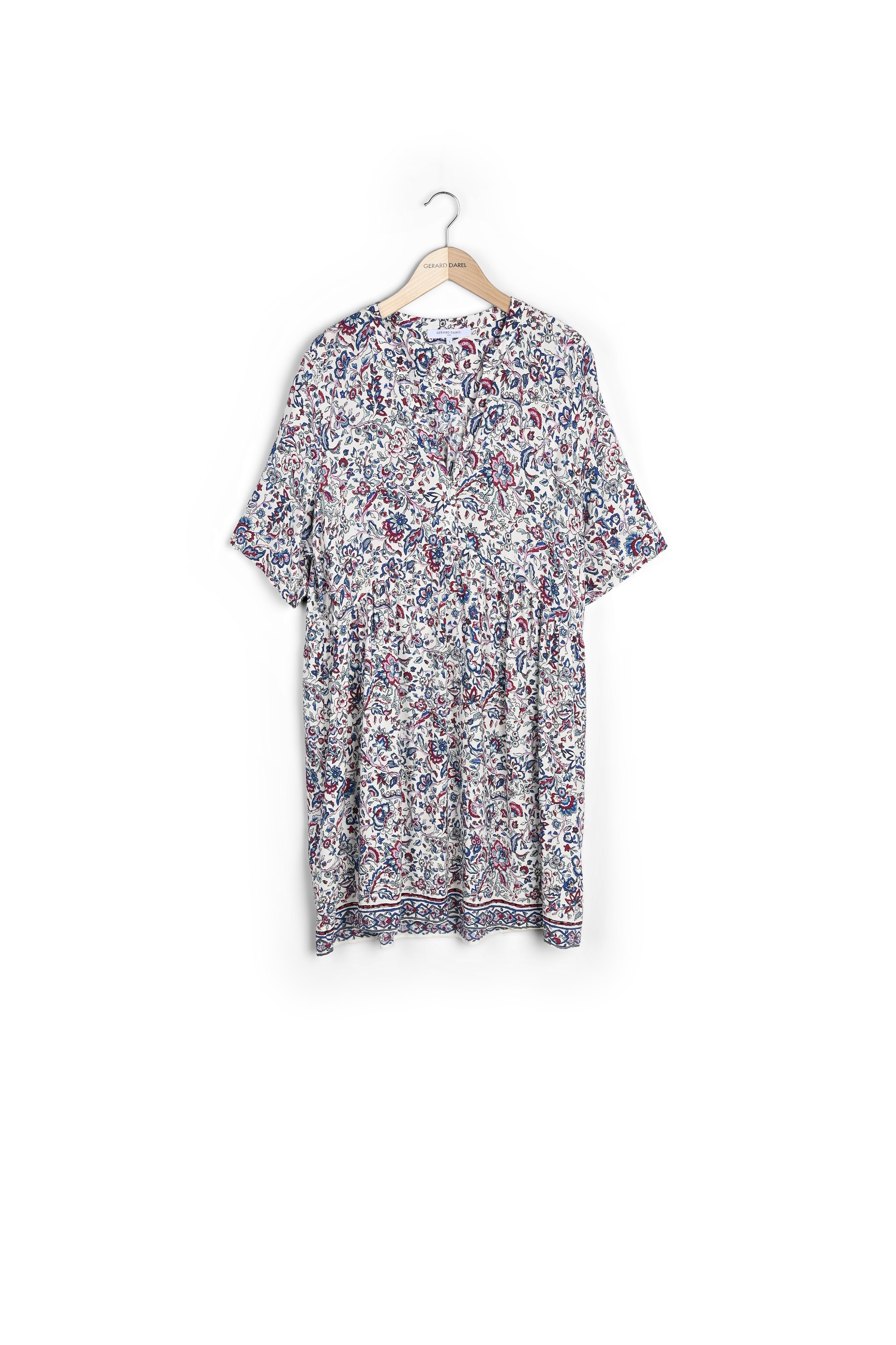 Robe courte à fleurs - JUSTINIEN Faume - seconde main