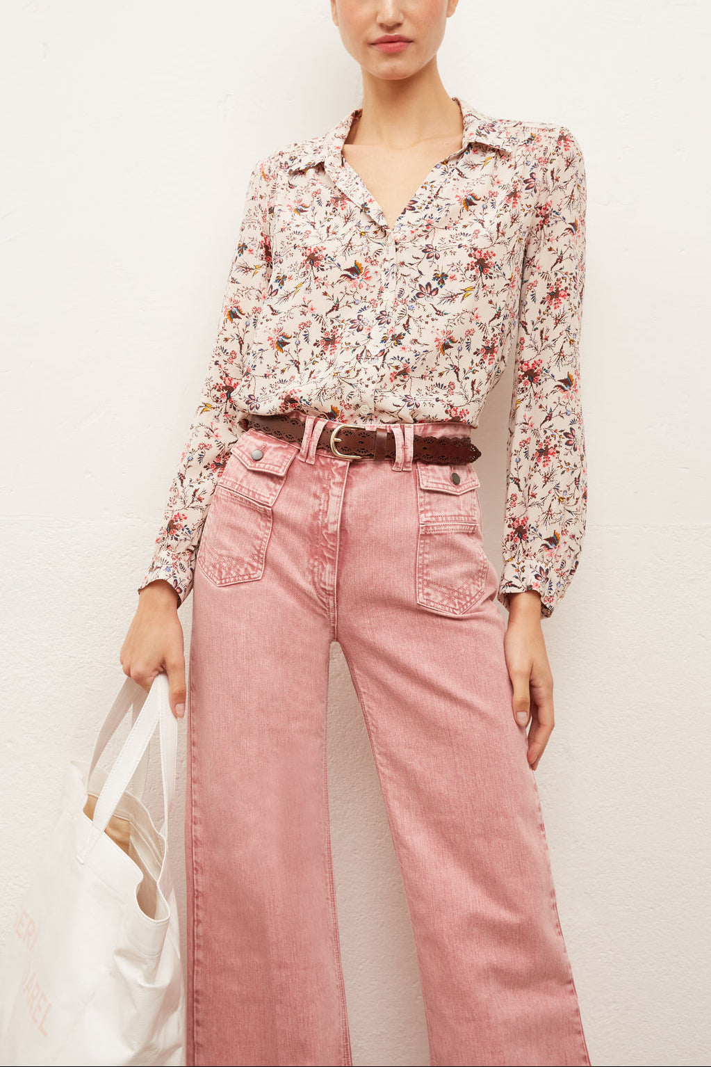 NICKY - Chemise en soie Faume - seconde main