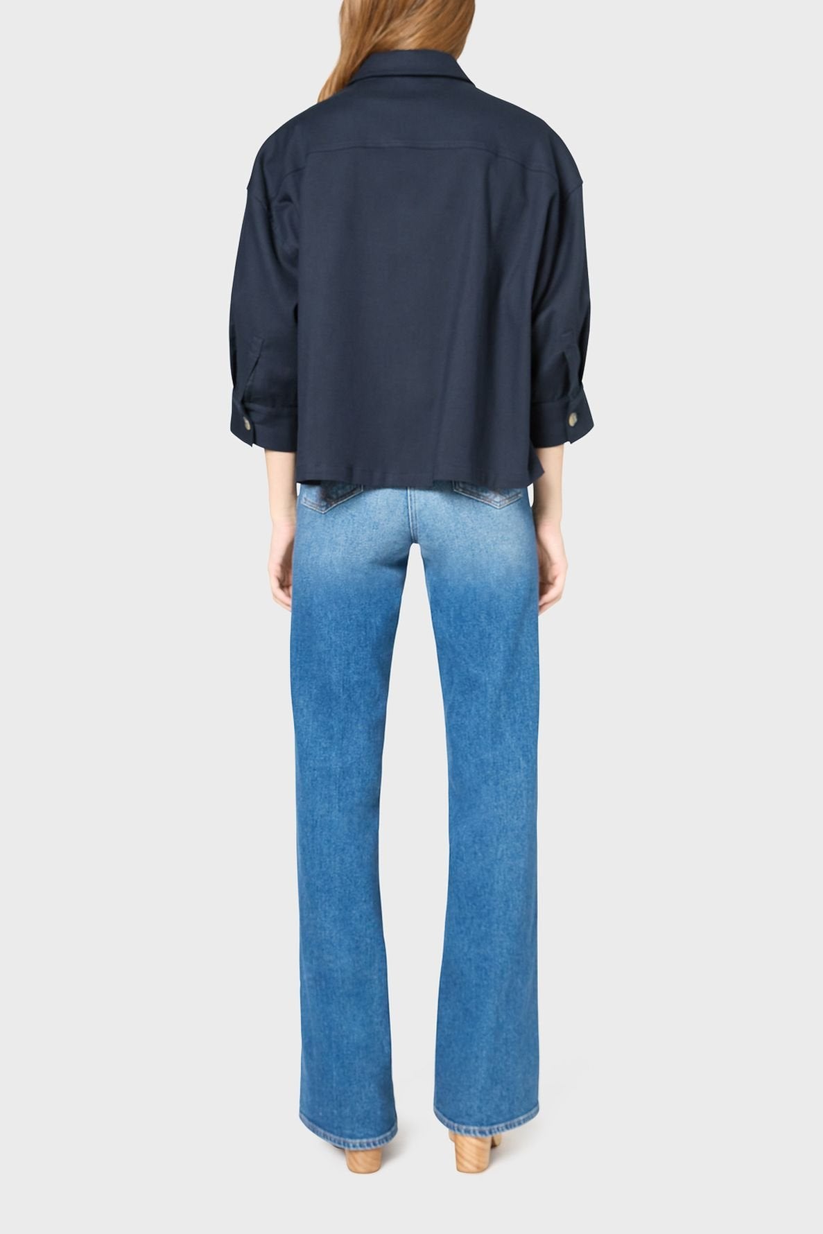 Veste courte et large en coton - RISELA Faume - seconde main