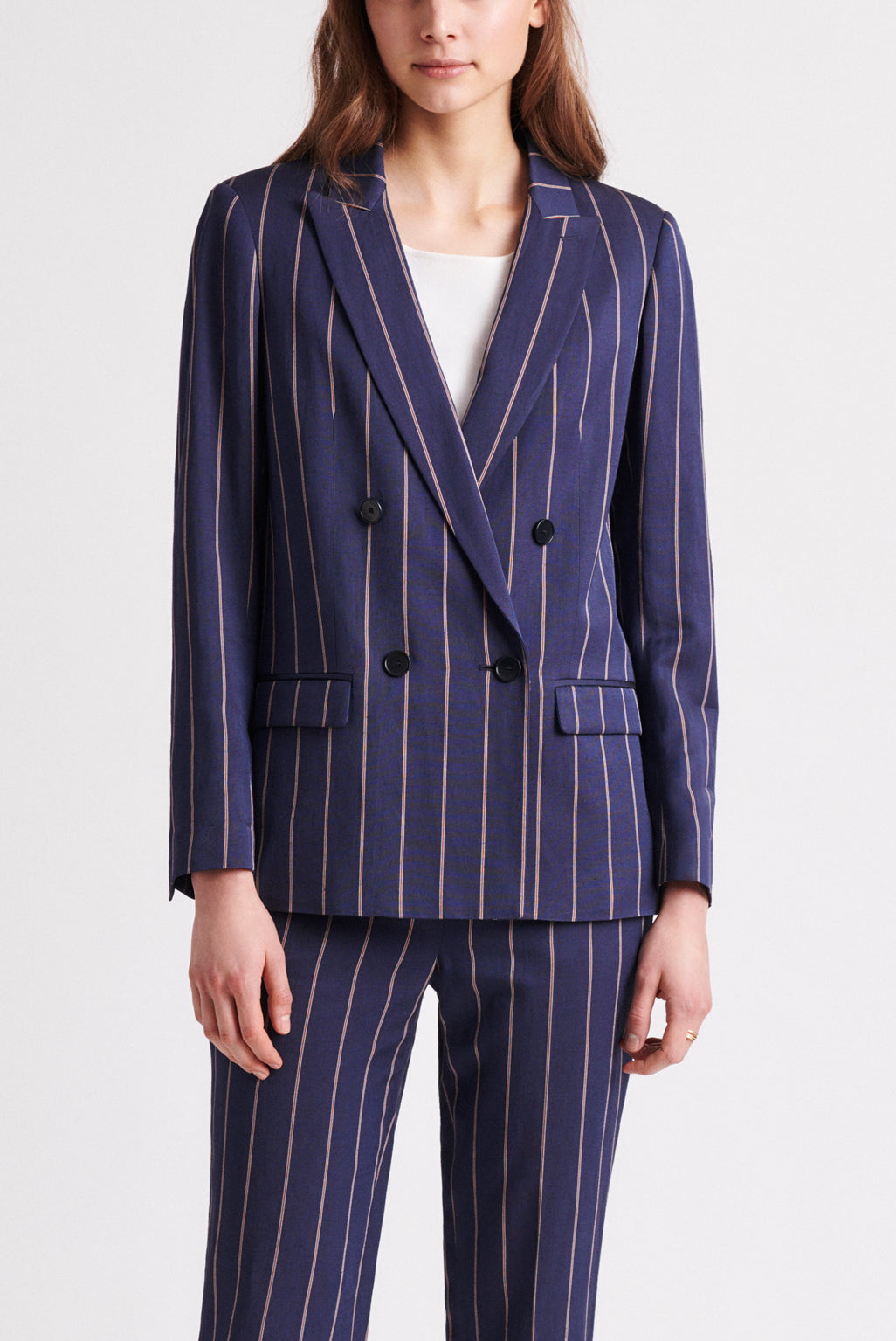 ADRIANNA - Veste de blazer à rayures tennis Faume - seconde main