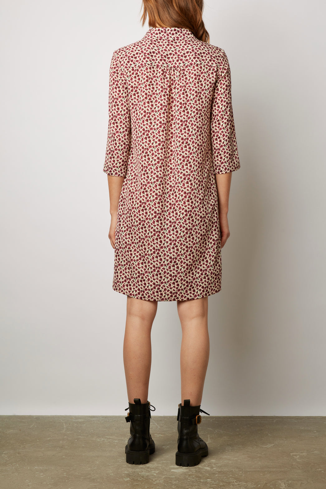 Robe courte zippée à fleurs - JORGIA Faume - seconde main